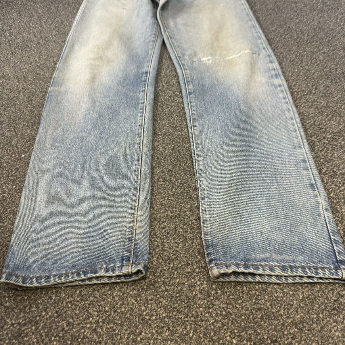 Armani Vintage 90s Armani Dirty Wash Metal Logo Jeans Amiri Style Size US 28 / EU 44 - 5 Thumbnail