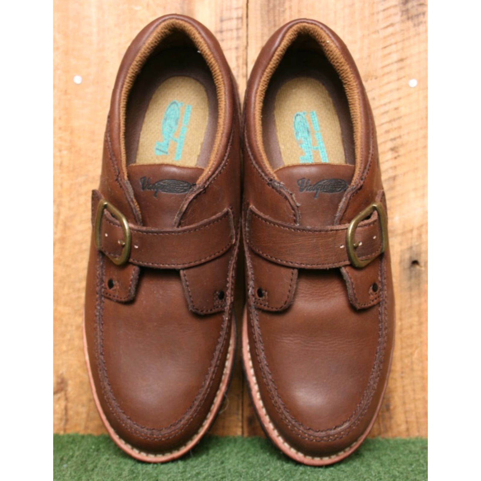 Vasque Vasque Sonoma Brown Leather Monk Buckle Strap Low Boot Oxfords Women's Sz. 9 Size US 9 / IT 39 - 4 Thumbnail