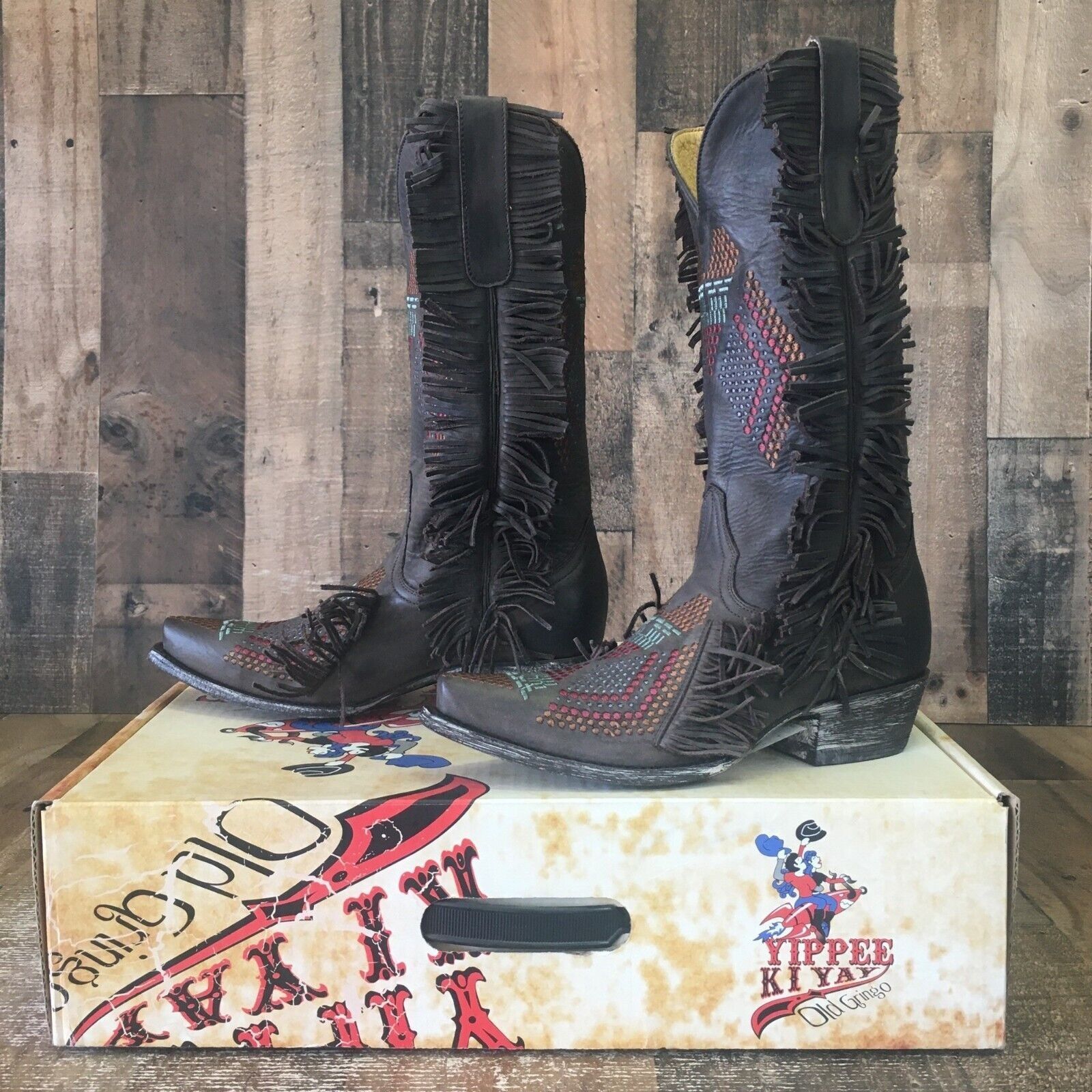 Old Gringo Old Gringo Tribu YL265-3 Cowboy Boots Womens 7 B Size US 7 / IT 37 - 1 Thumbnail