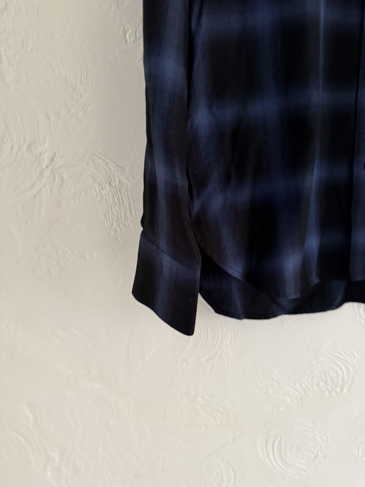 Hedi Slimane × Saint Laurent Paris Saint Laurent SS16 blue stripe flannel shirt Size US S / EU 44-46 / 1 - 6 Thumbnail