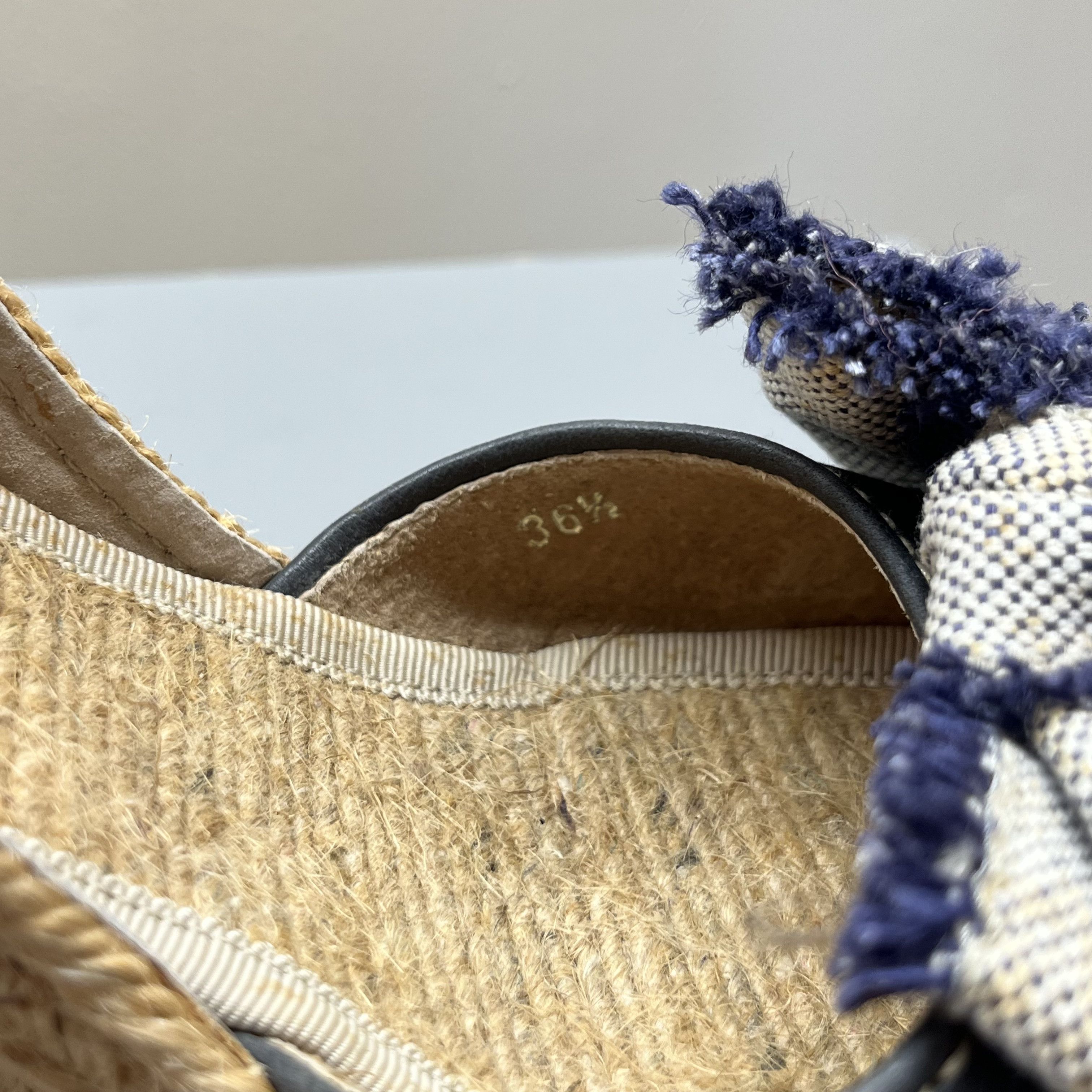 Prada Prada Denim Bowtie Espedrille Pumps Size US 6.5 / IT 36.5 - 5 Thumbnail