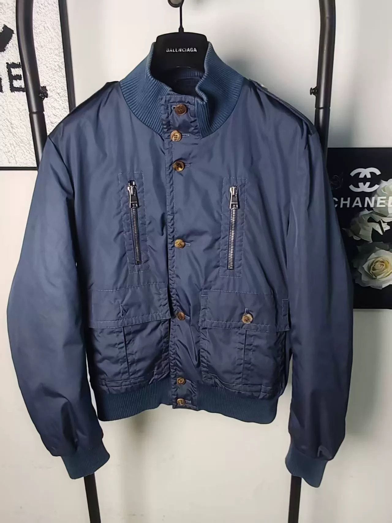Gucci Authentic Gucci Navy Blue Jacket Size US M / EU 48-50 / 2 - 1 Thumbnail