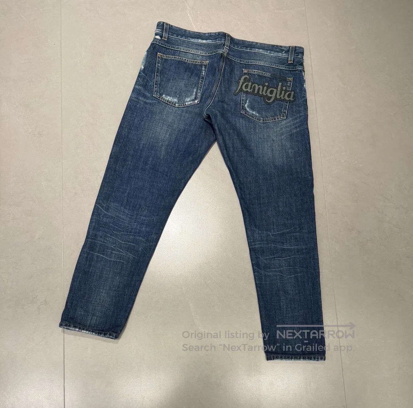 Dolce & Gabbana Dolce & Gabbana Heavy Embroidery Men's Jeans. Size US 34 / EU 50 - 1 Thumbnail