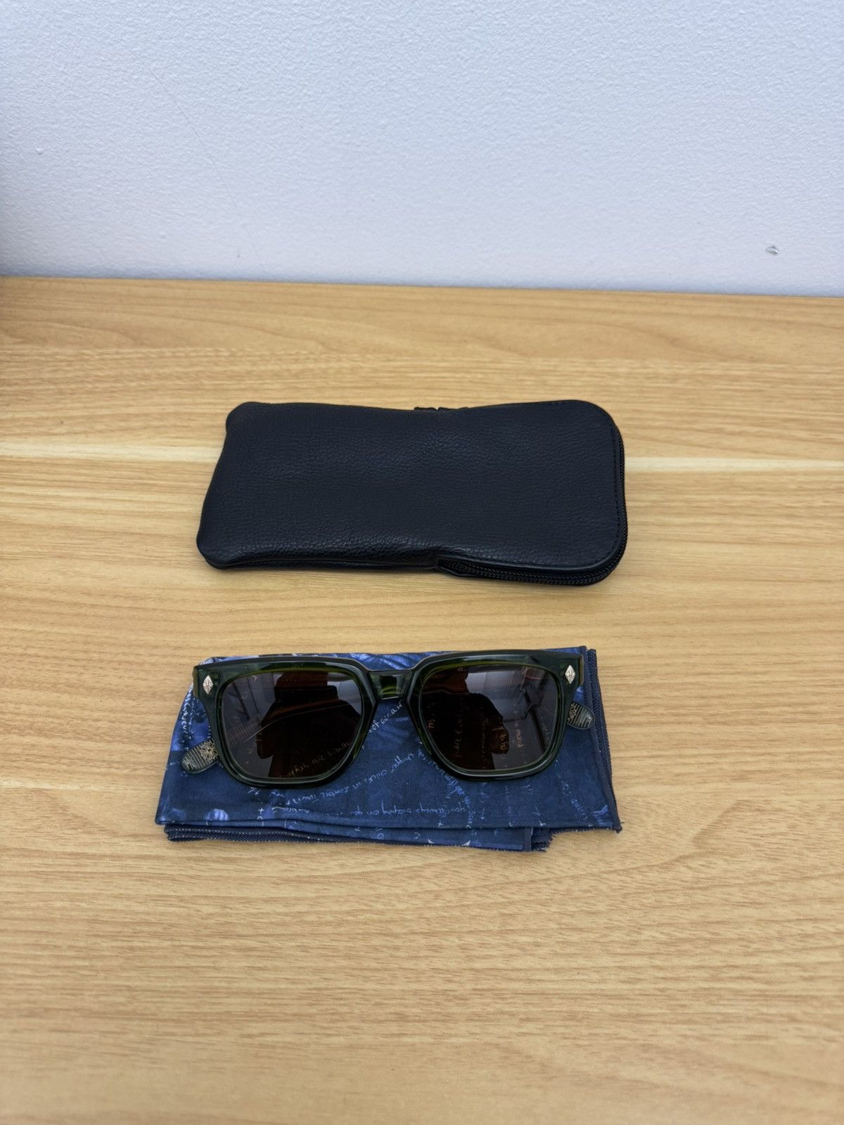 Chrome Hearts Chrome Hearts Ambidixtrous Green 18k Gold Glasses Size ONE SIZE - 6 Thumbnail