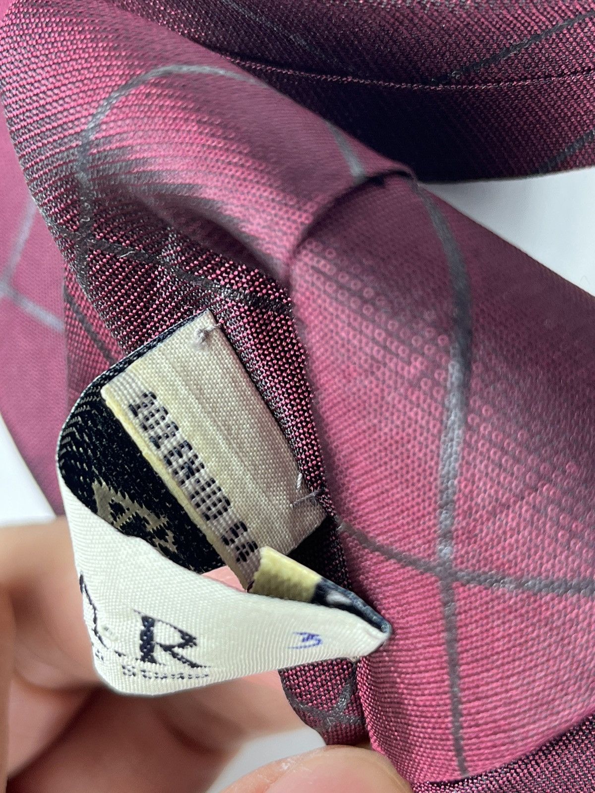 Yohji Yamamoto Yohji Yamamoto AAR Tie Size ONE SIZE - 5 Thumbnail