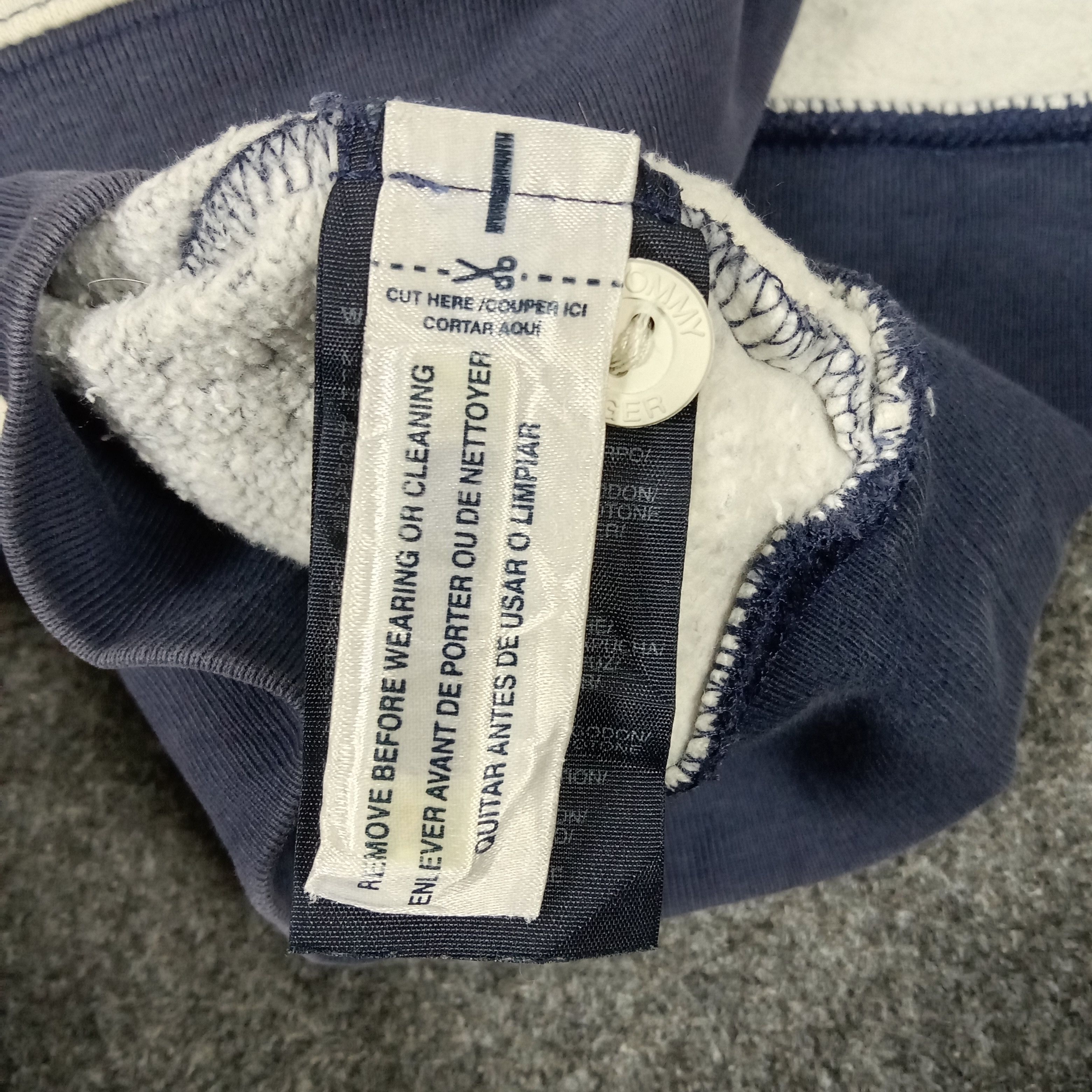 Tommy Hilfiger × Vintage Tommy Hilfiger American Streetwear Stripes Hoodies Size US XL / EU 56 / 4 - 9 Thumbnail