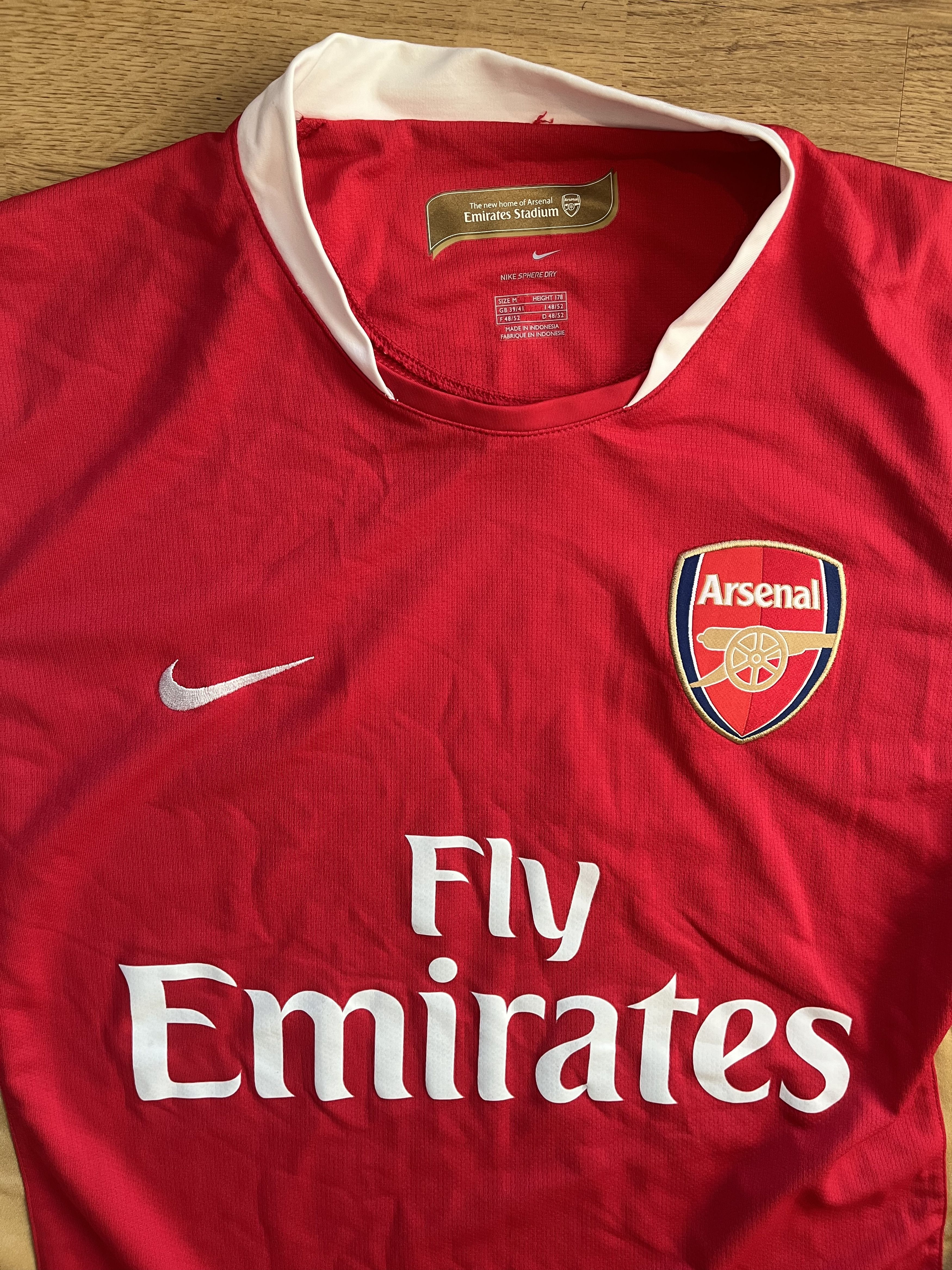 Arsenal 2007-00 Nike vintage football kit