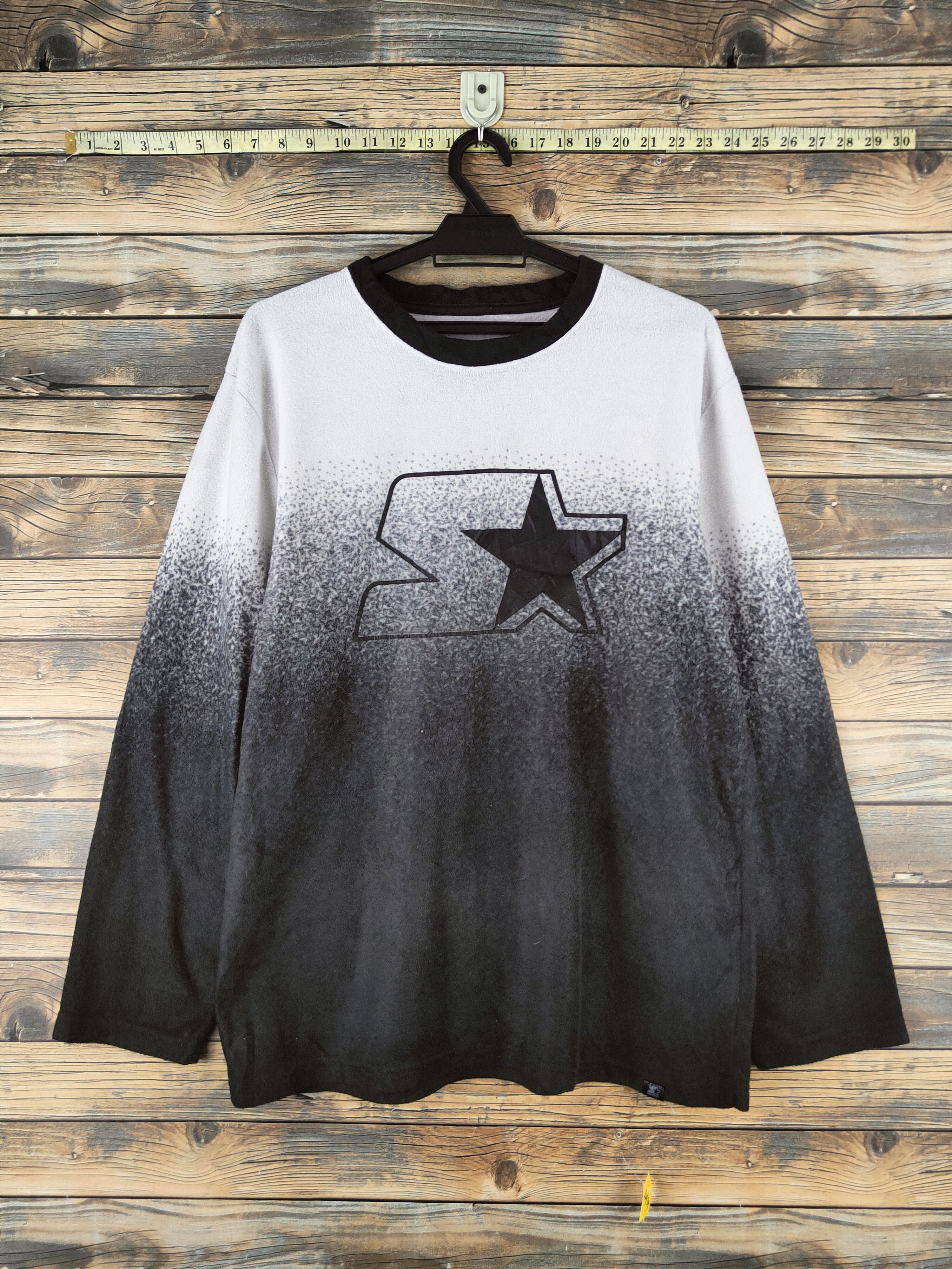 Starter Starter White Black Long Sleeve T-shirt #S2934 Size US L / EU 52-54 / 3 - 1 Thumbnail