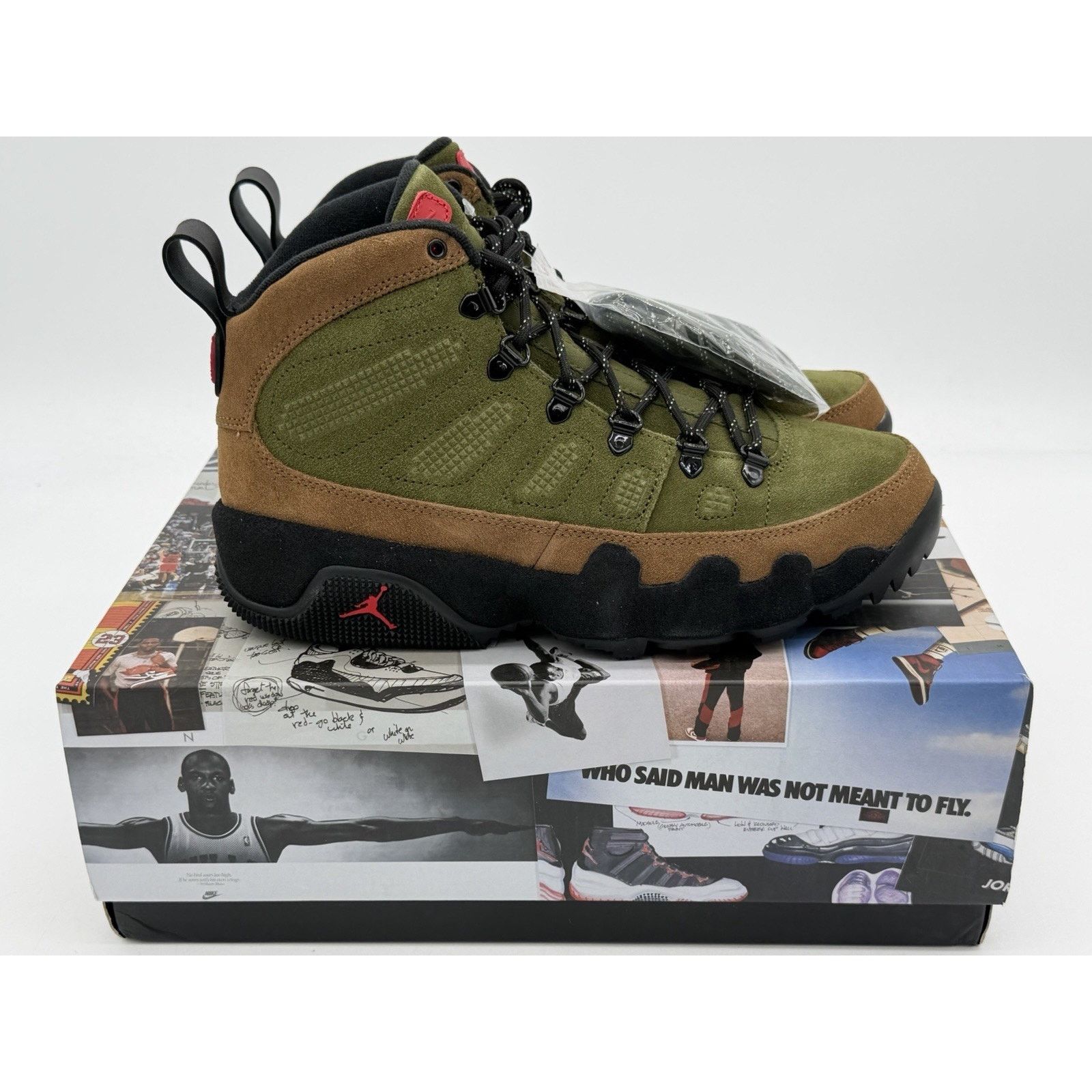 Jordan Brand Size 9- Nike Jordan 9 Retro NRG Beef Broccoli AR4491-200 Size US 9 / EU 42 - 1 Thumbnail