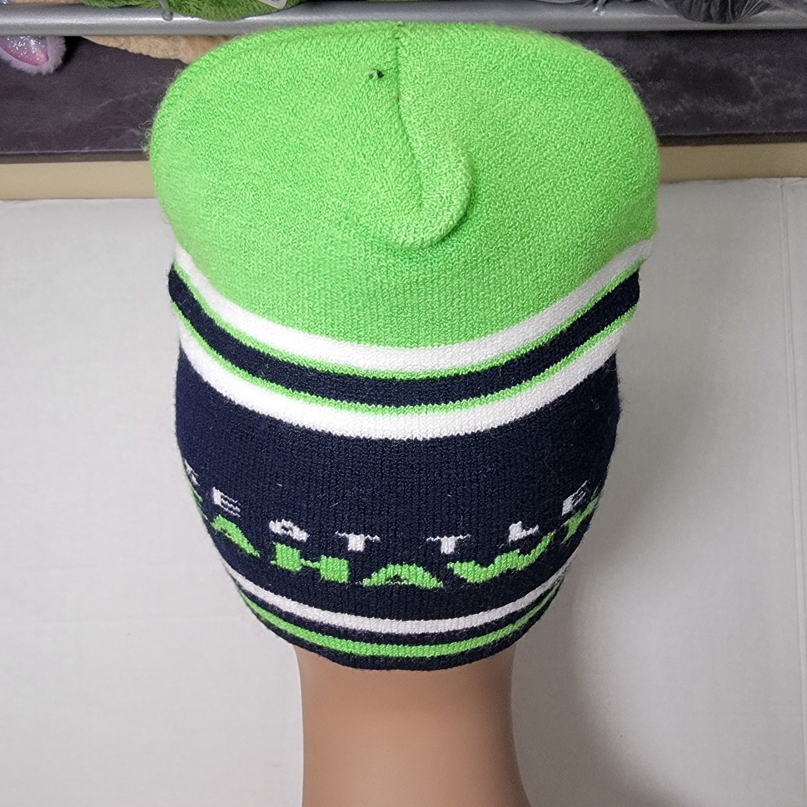 Other Seattle Seahawks Blue & Green Knit Unisex Beanie Size ONE SIZE - 5 Thumbnail