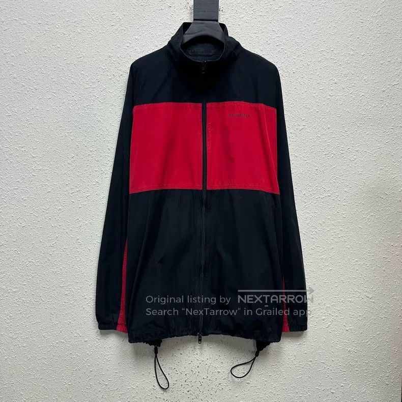 Balenciaga Balenciaga Black and red embroidered washed camo windbreak Size US M / EU 48-50 / 2 - 1 Thumbnail