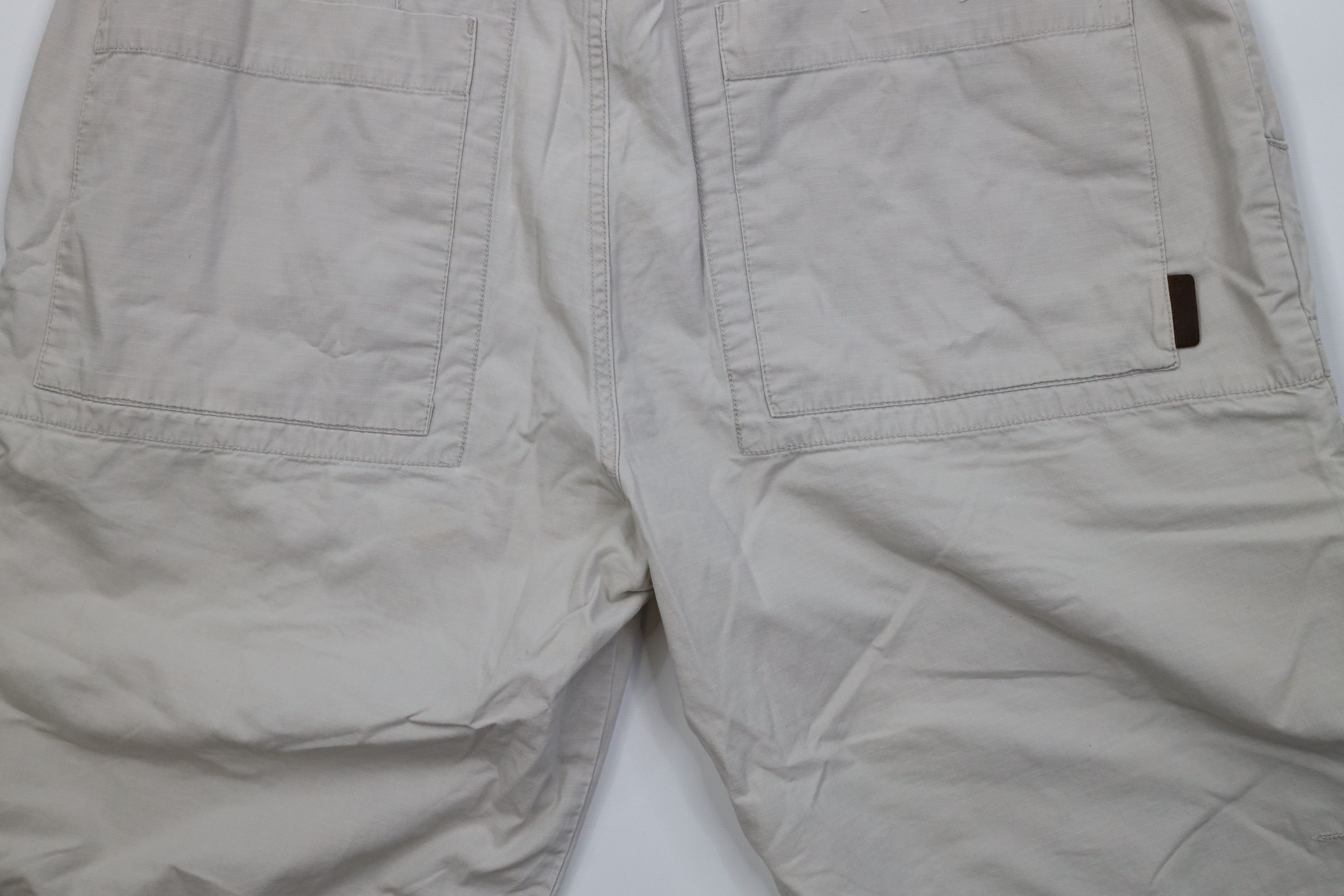 Ecko Unltd. Vintage 90s Y2K Ecko Baggy Ripstop Cargo Shorts Beige Cotton Size US 38 / EU 54 - 13 Thumbnail
