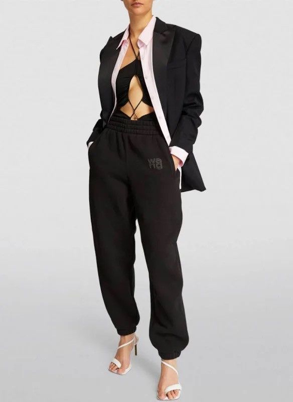 Alexander Wang Alexander Wang heavy cotton/nylon sport pants/joggers Size 27" / US 4 / IT 40 - 1 Thumbnail