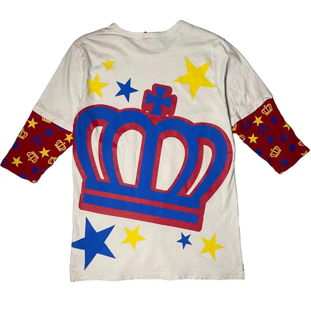 Japanese Brand 2000's Baby Doll Crown Star Raglan Size US S / EU 44-46 / 1 - 7 Thumbnail