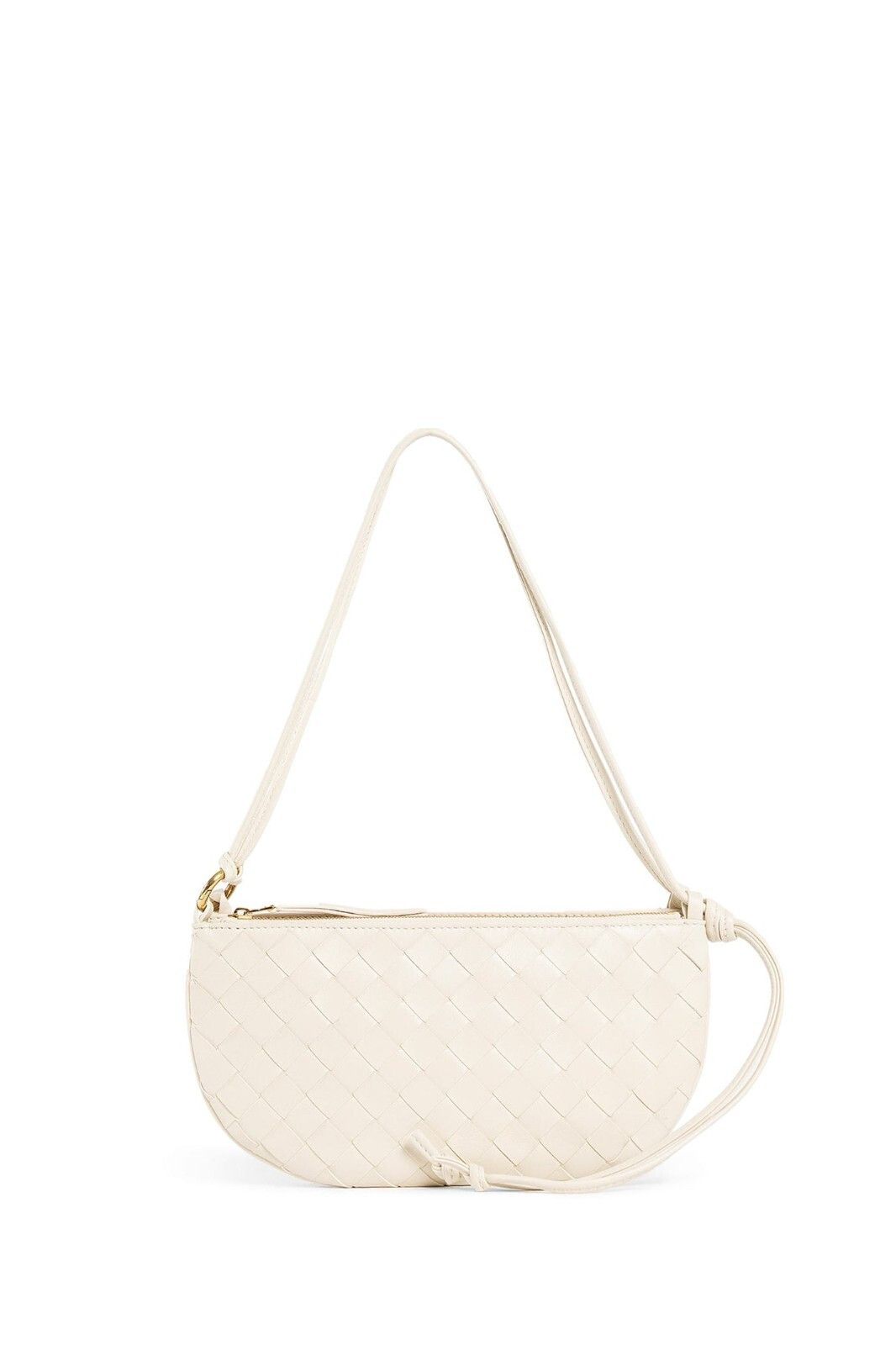 BOTTEGA VENETA Gemellini White Leather Pouch New Auth