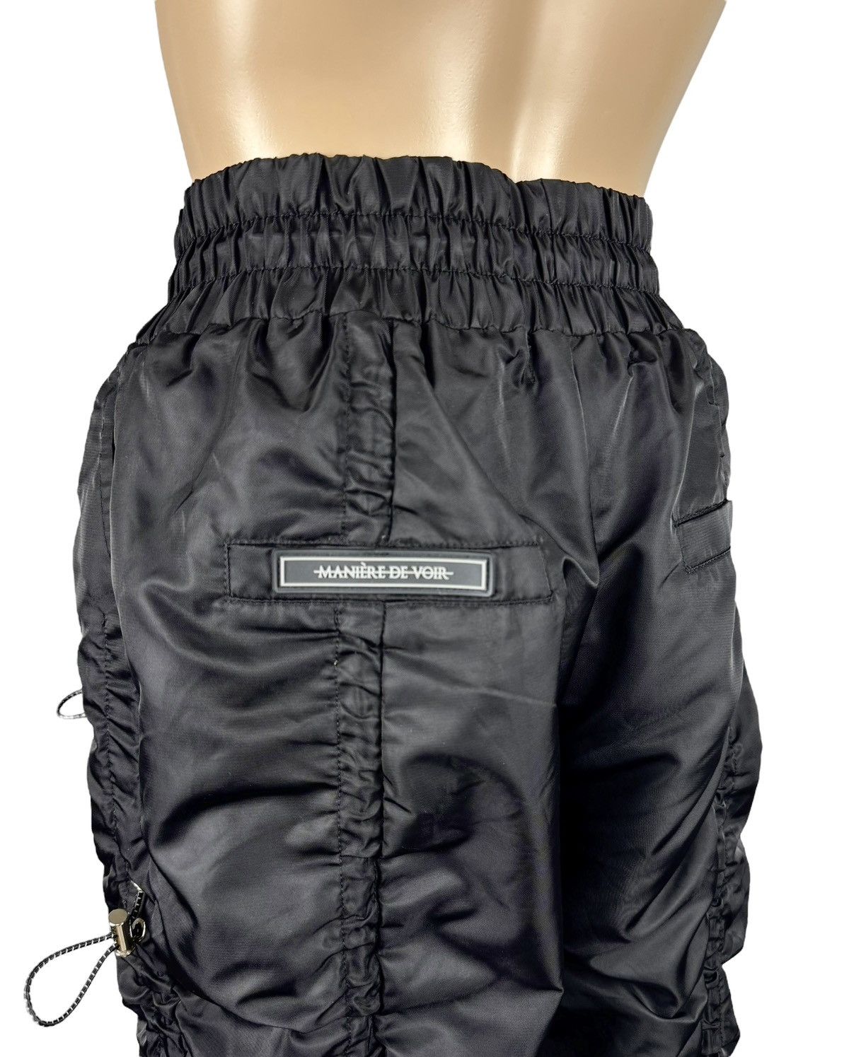 Maniere De Vior Maniere De Voir Bungee Ruched Pants Cargo Nylon size M Size 28" / US 6 / IT 42 - 7 Thumbnail