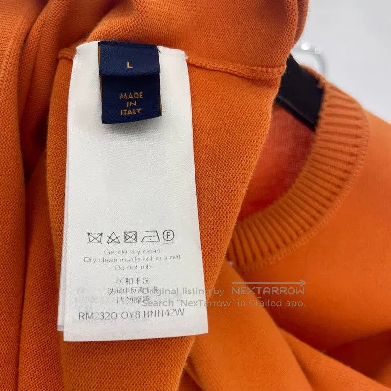 Louis Vuitton Louis Vuitton Orange knit short sleeves Size US L / EU 52-54 / 3 - 6 Thumbnail