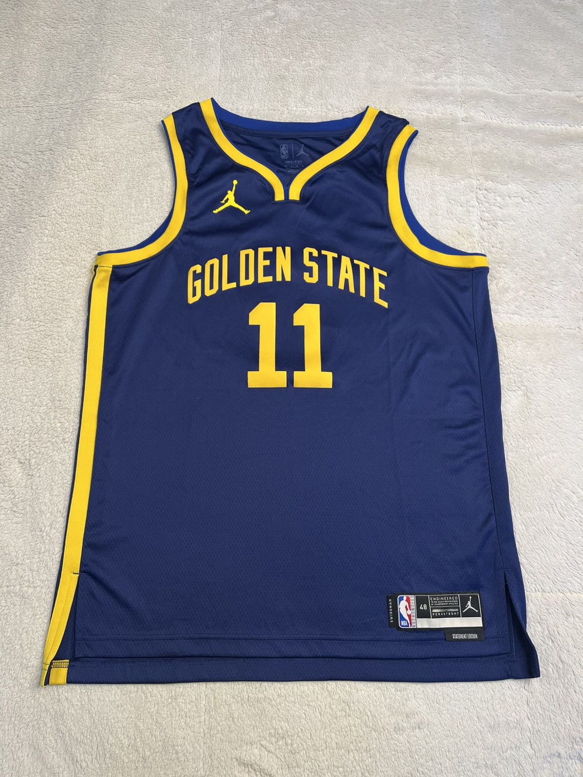 Jordan Brand Jordan NBA Golden St Warriors Klay Thompson Statement Jersey Size US L / EU 52-54 / 3 - 1 Thumbnail