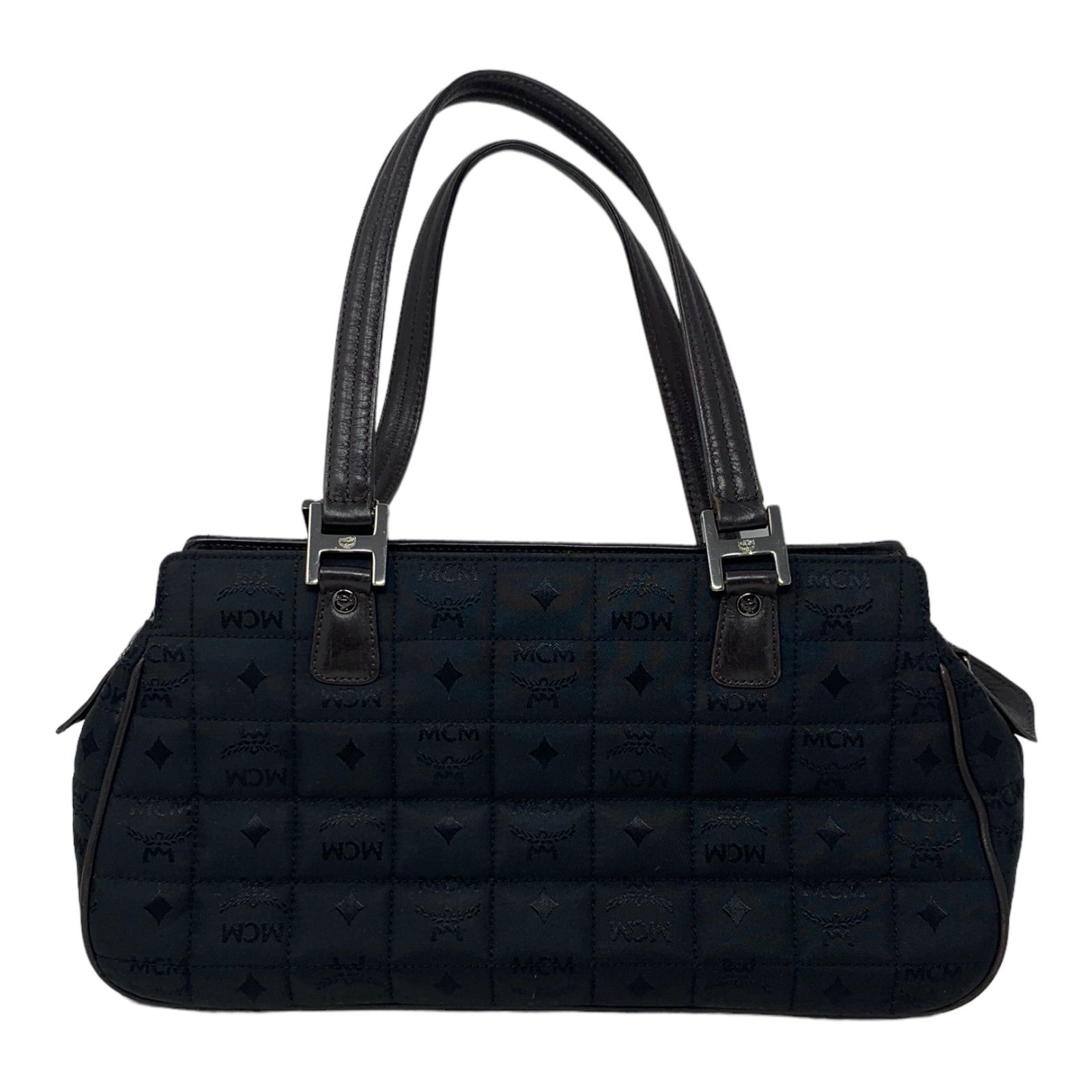 MCM MCM Monogram Visetos Nylon with Leather Trim Shoulder bag Size ONE SIZE - 7 Thumbnail