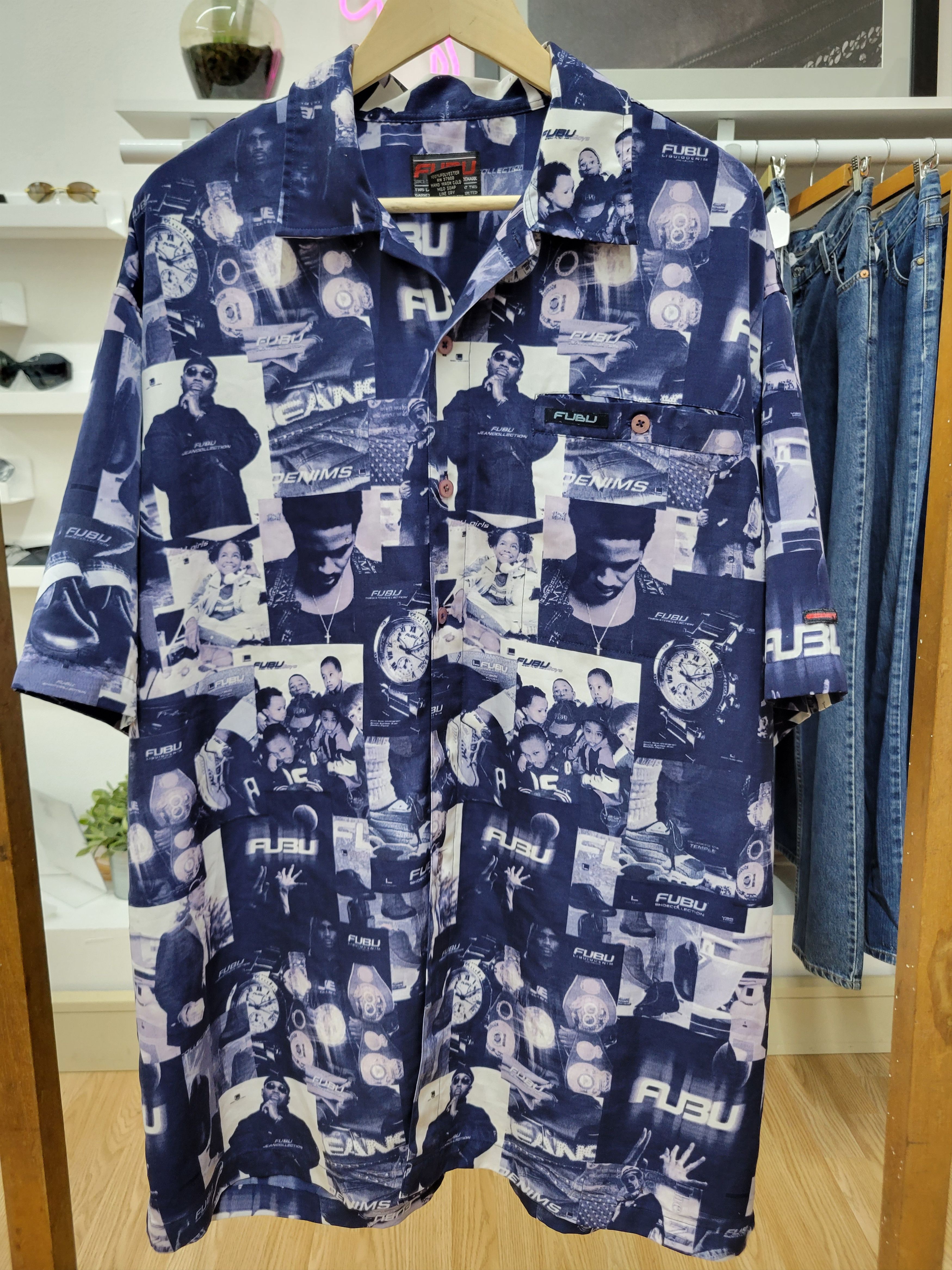 Fubu × Vintage Vintage rare LL cool J fubu button up shirt Size US XXL / EU 58 / 5 - 1 Thumbnail