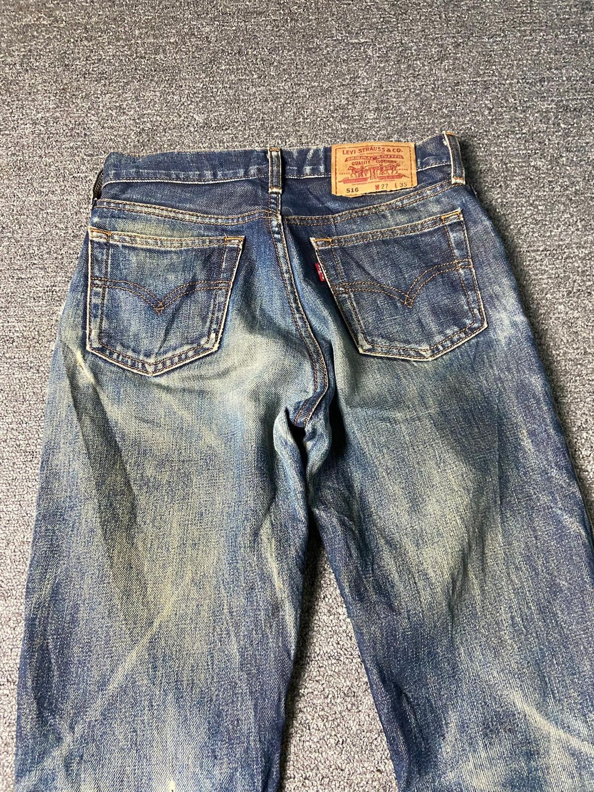Levi's Levis Strauss Co. Distressed Ripped Jeans (154) Size US 28 / EU 44 - 3 Thumbnail