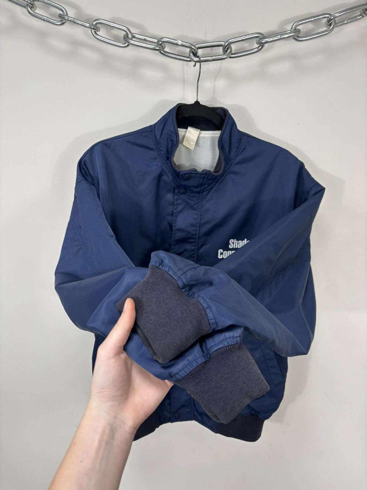 Japanese Brand Vintage Japanese 1990s Big Farm Logo Rare Blue Bomber Jacket Size US L / EU 52-54 / 3 - 13 Thumbnail