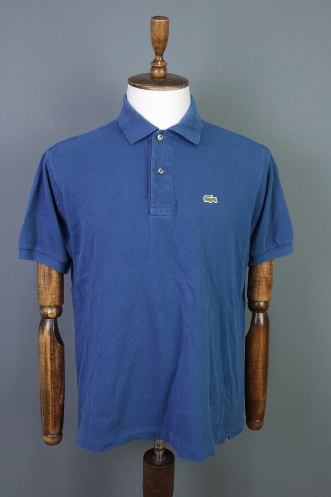 Lacoste Men Lacoste Blue Short Sleeve Cotton Polo Shirt Size 5 / L Size US M / EU 48-50 / 2 - 1 Thumbnail
