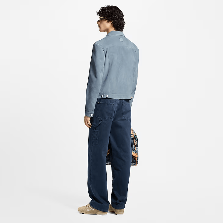 Louis Vuitton Garment-Dyed Denim Carpenter Trousers Size US 31 - 3 Thumbnail