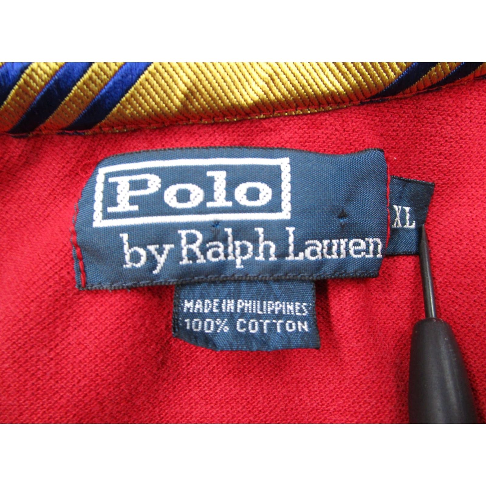 Polo Ralph Lauren VINTAGE Polo Ralph Lauren Polo Shirt Mens XL Red Pocket Embroidered Pony Vintage Size US XL / EU 56 / 4 - 3 Thumbnail