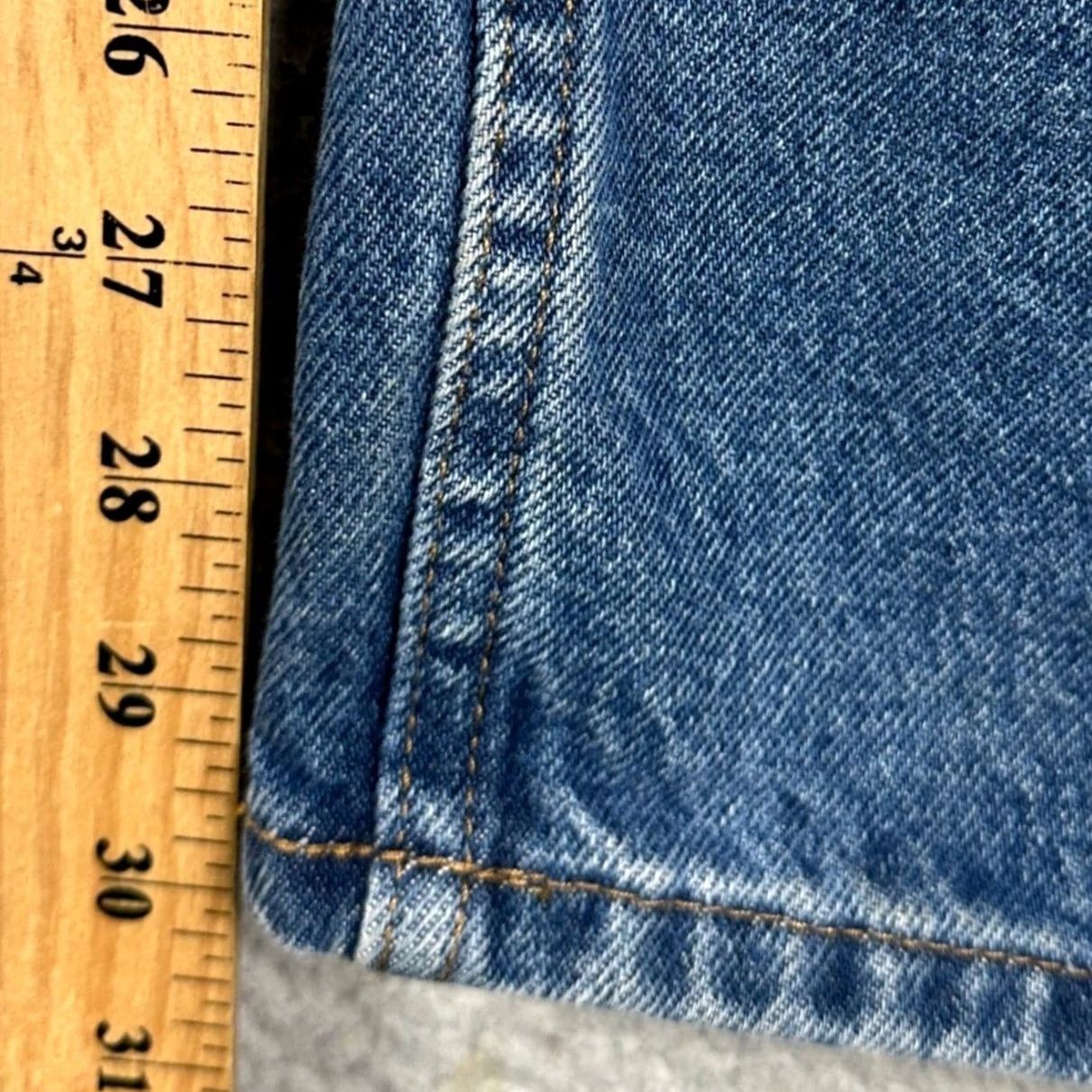 Vintage L.L. Bean Jeans Mens 44X30 Blue Classic Fit Straight Leg 5 Pocket Denim Jeans Size US 44 / EU 60 - 5 Thumbnail