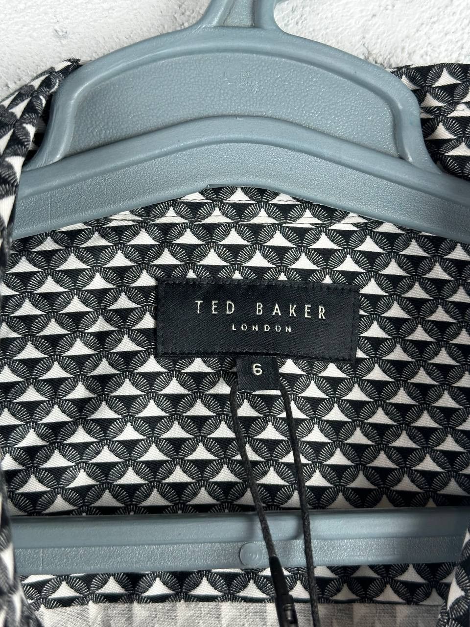 Ted Baker NEW TED BAKER Long Sleeve Men's Shirt Graphic Print Size US XL / EU 56 / 4 - 6 Thumbnail