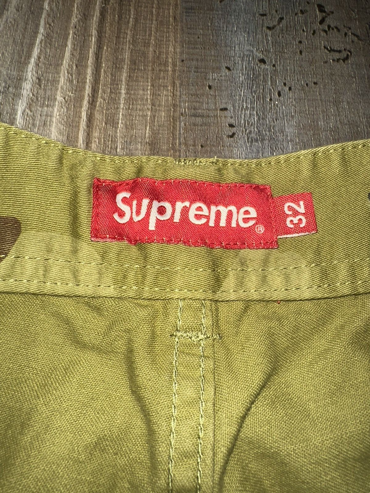 Supreme SUPREME OVERDYED CAMO CARGO SHORTS Size US 32 / EU 48 - 5 Thumbnail