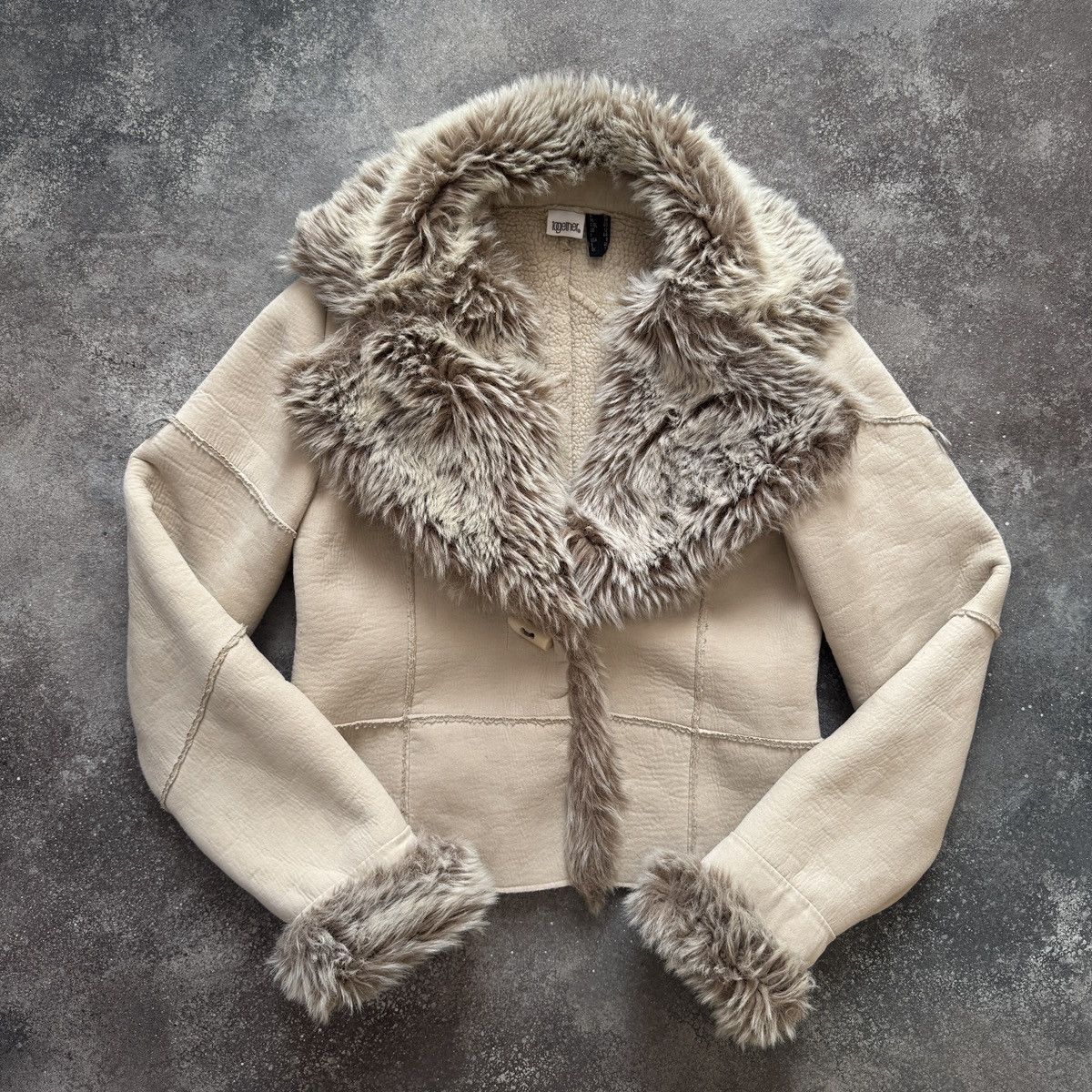 Hysteric Glamour Y2K Boho Shearling Style Faux Fur Coat Jacket Size M / US 6-8 / IT 42-44 - 1 Thumbnail