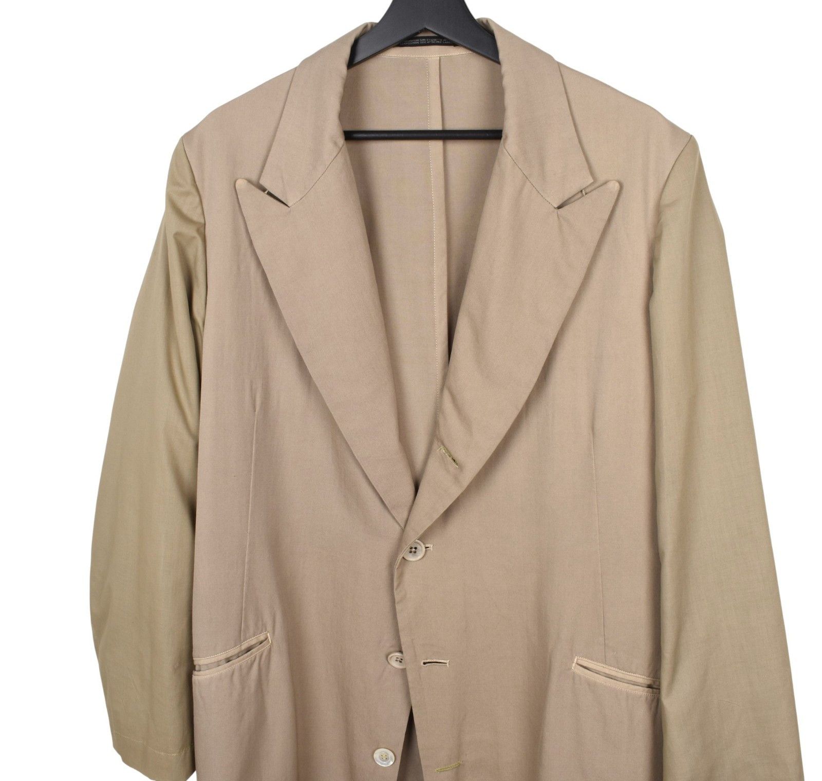Yohji Yamamoto Yohji Yamamoto Pour Homme Men Coat Wide Sleeves Size Large Size US L / EU 52-54 / 3 - 2 Thumbnail
