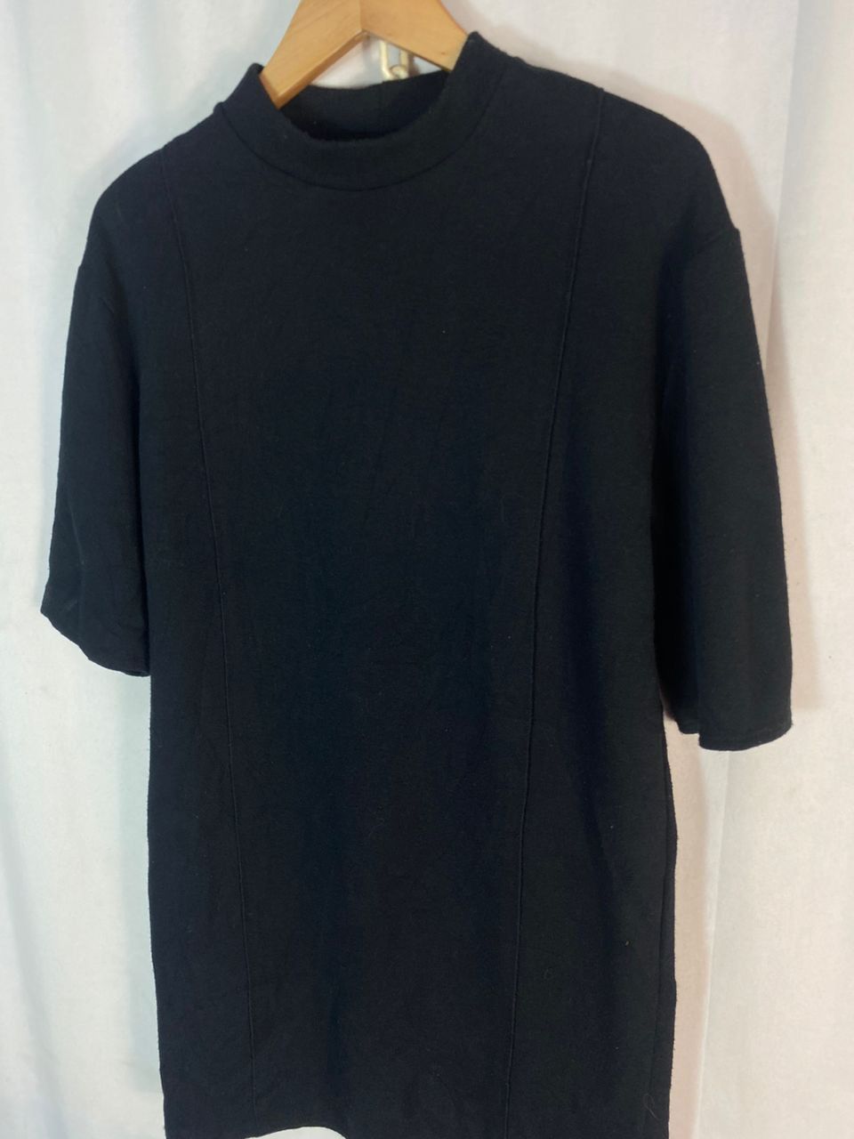 Zara Zara black plain blouse/dress shirt Size M / US 6-8 / IT 42-44 - 2 Thumbnail