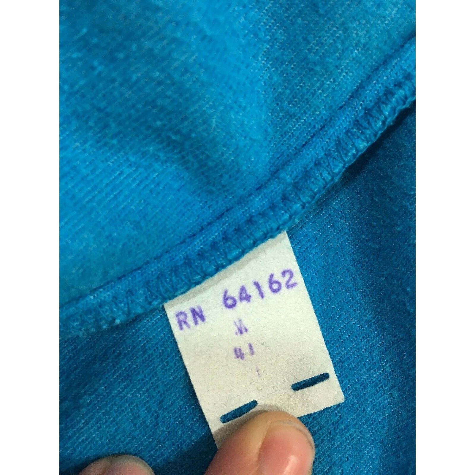 Other Vtg AZURE Blue VELVET TENNIS Coat Gold Crown Crest Jacket Size US M / EU 48-50 / 2 - 2 Thumbnail