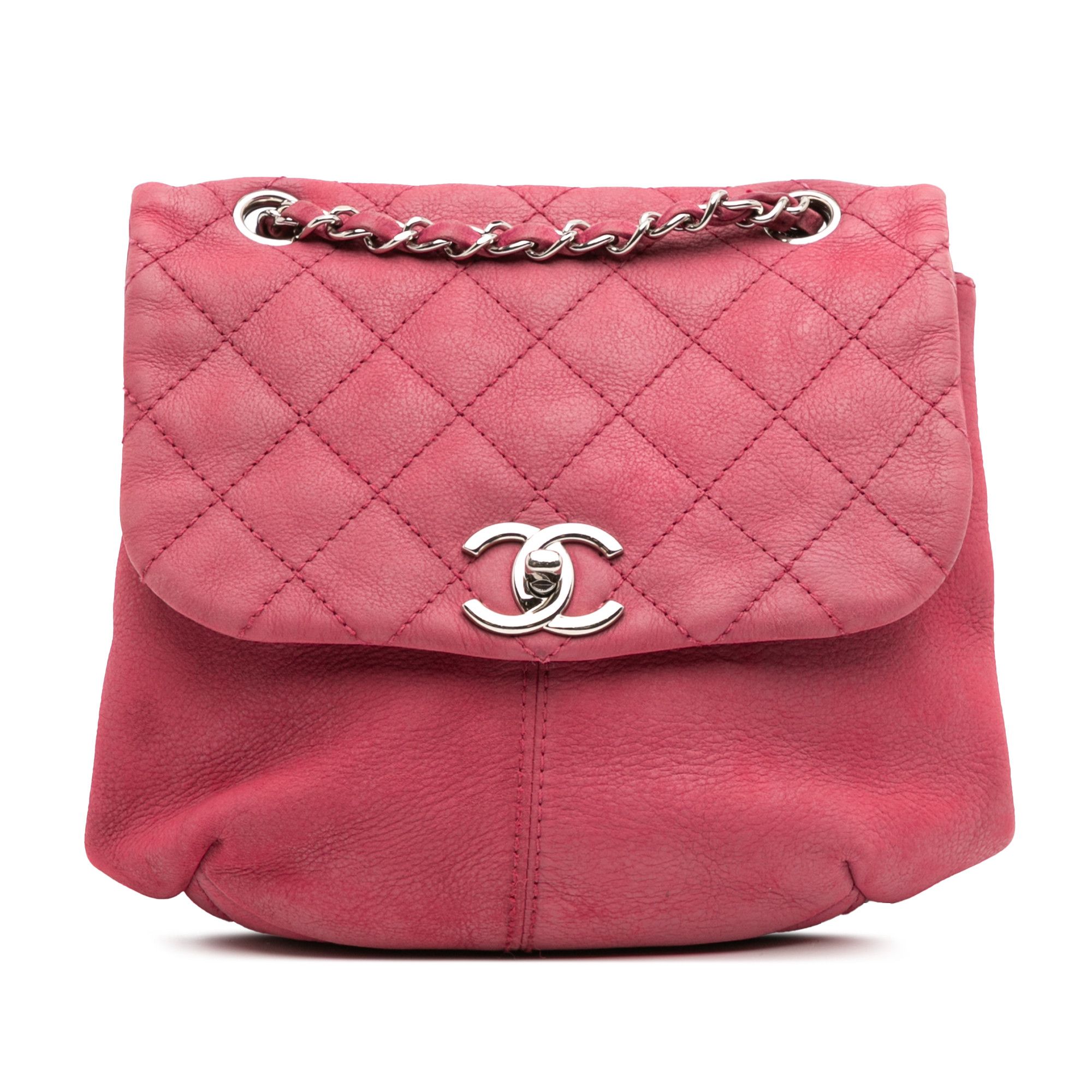 Chanel Chanel Mini Quilted Nubuck Trianon Messenger Flap Size ONE SIZE - 1 Thumbnail