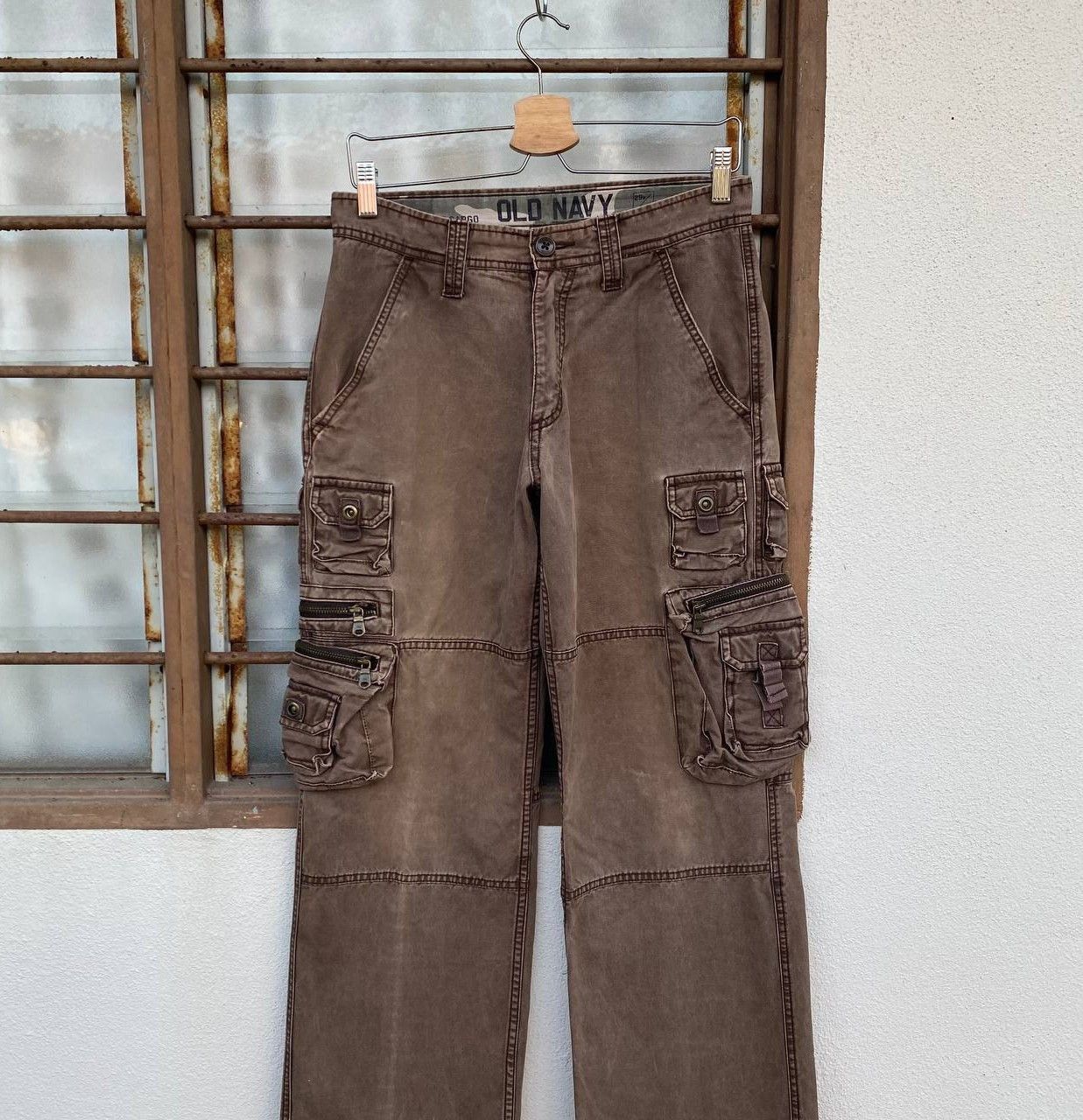 Vintage VINTAGE OLD NAVY LOOSE CARGO UTILITY PANT W29 Size US 29 - 3 Thumbnail