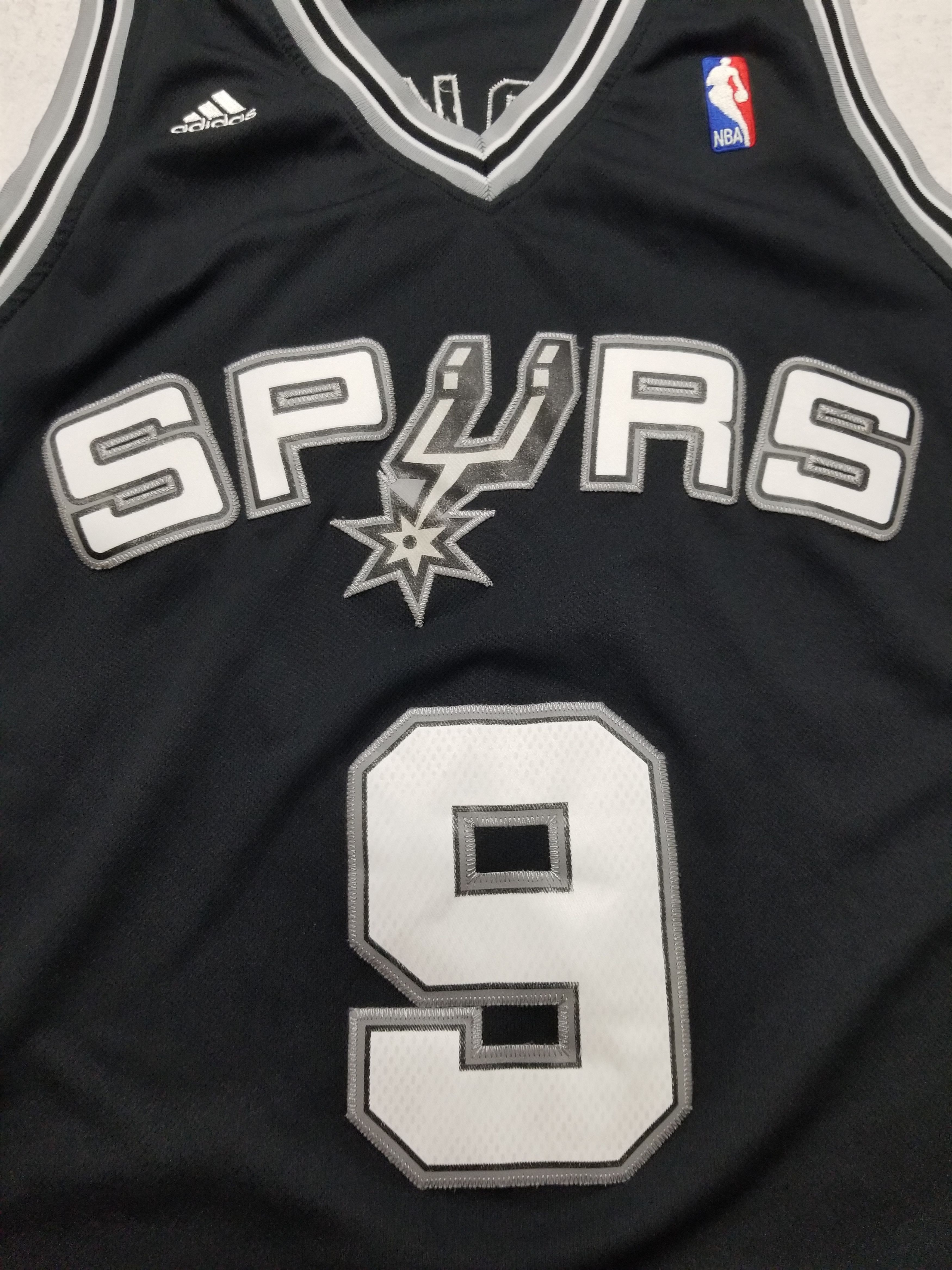 Adidas TONY PARKER #9 San Antonio Spurs NBA Swingman Sewn Jersey Size US M / EU 48-50 / 2 - 13 Thumbnail