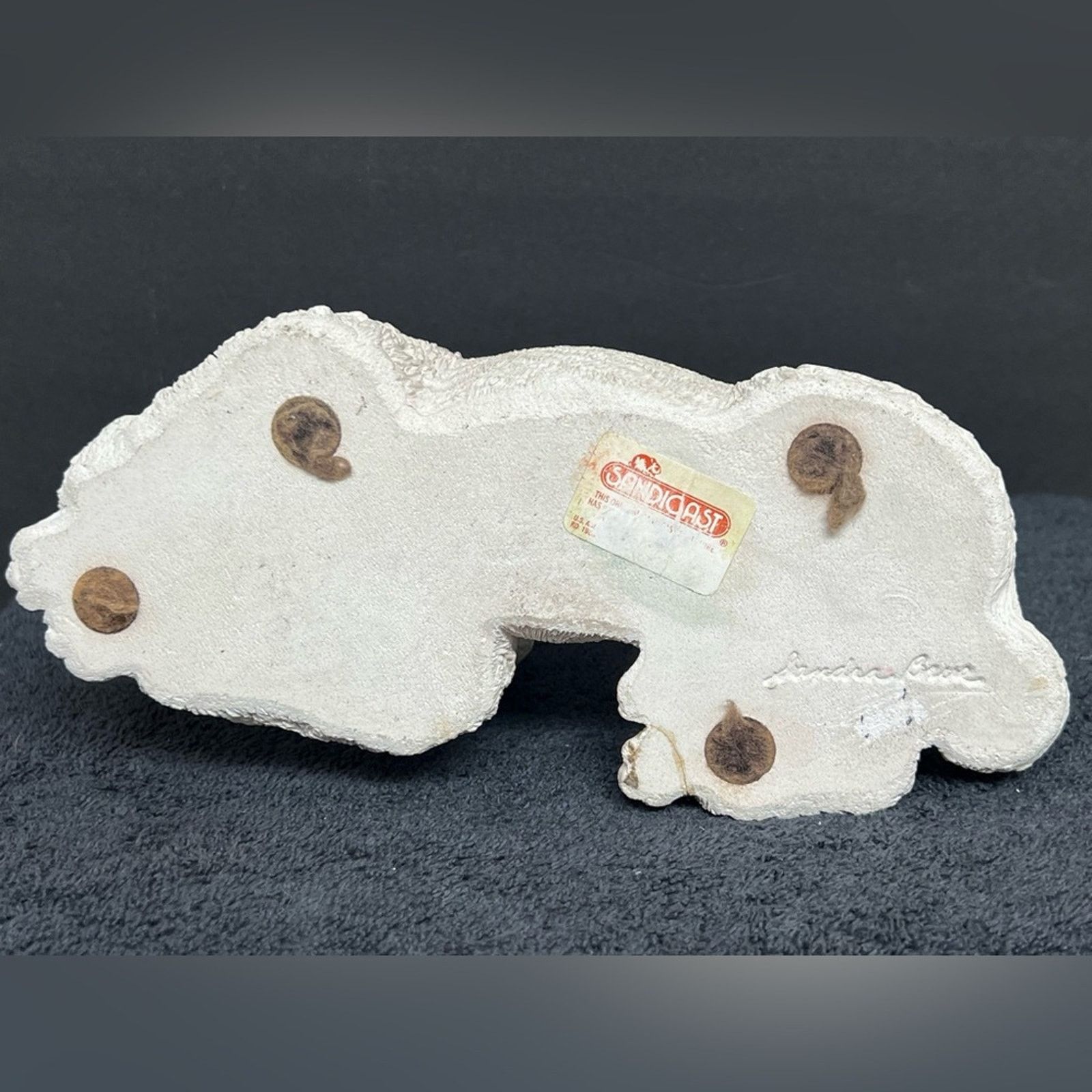 Vintage Vtg 1987 Sandicast Sandra Brue Poodle Statue Sculpt Doorstop Size ONE SIZE - 5 Thumbnail