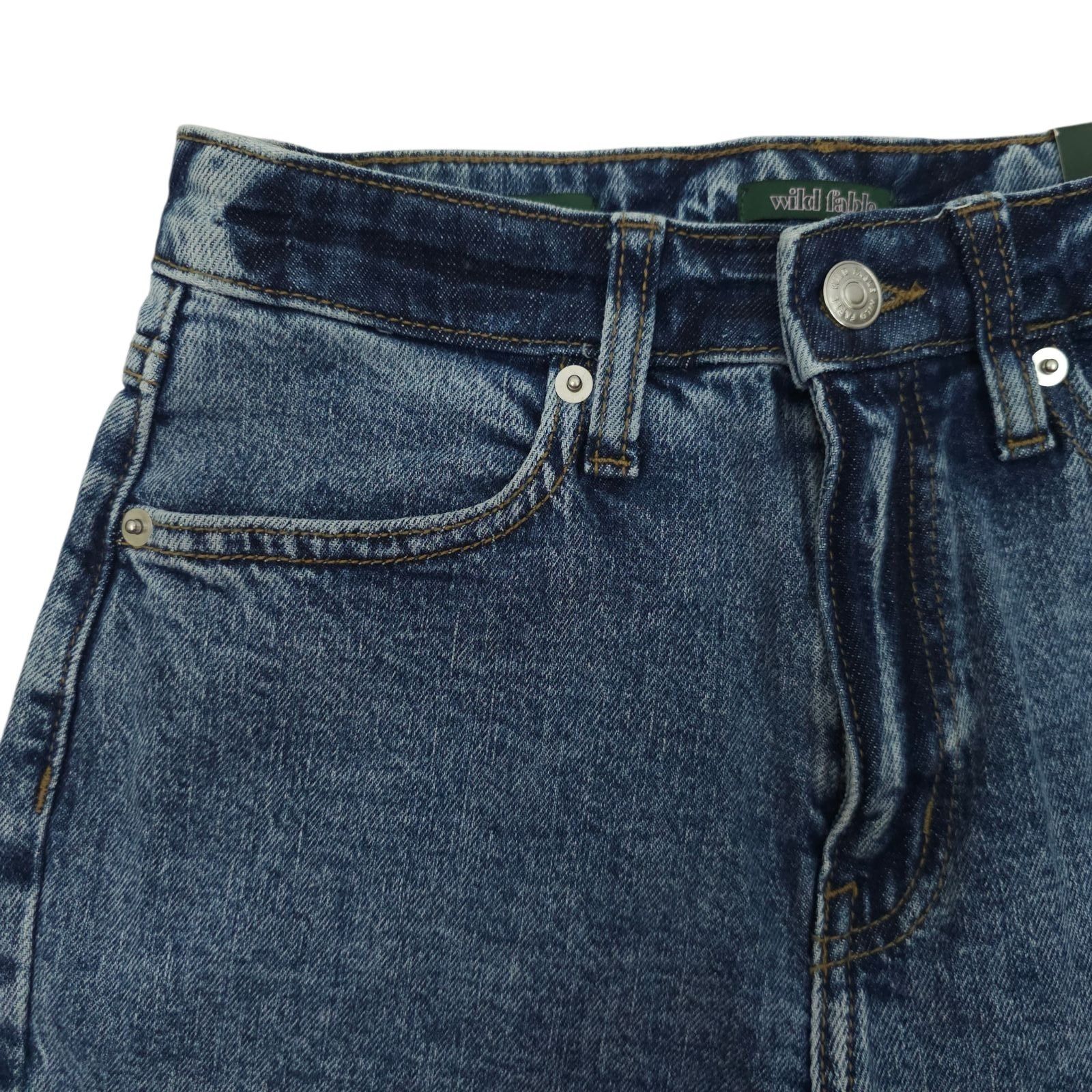 Other Wild Fable Acid Wash Denim Shorts Size 0/25 High Rise Retro Size 25" / US 0 / IT 36 - 10 Thumbnail