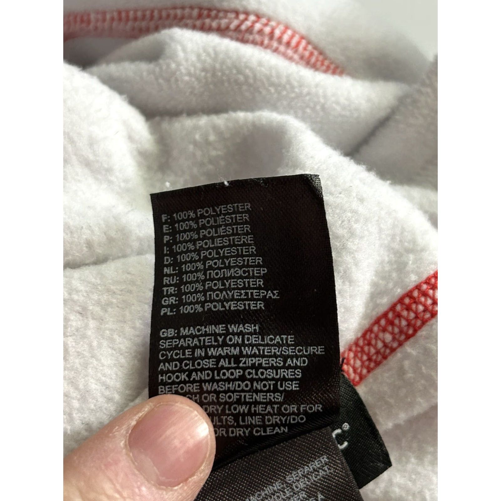 The North Face The North Face Cadet Jacket Womens White Medium Regular Zip Star Stripes Patriotic Casual Logo Size M / US 6-8 / IT 42-44 - 6 Thumbnail