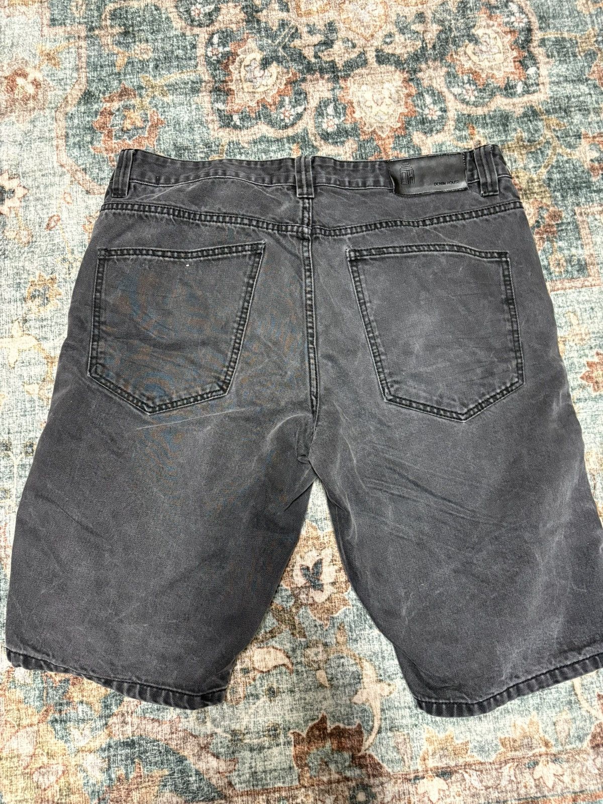Other Denim House - Black Jorts (Ripped) Size US 36 / EU 52 - 2 Thumbnail