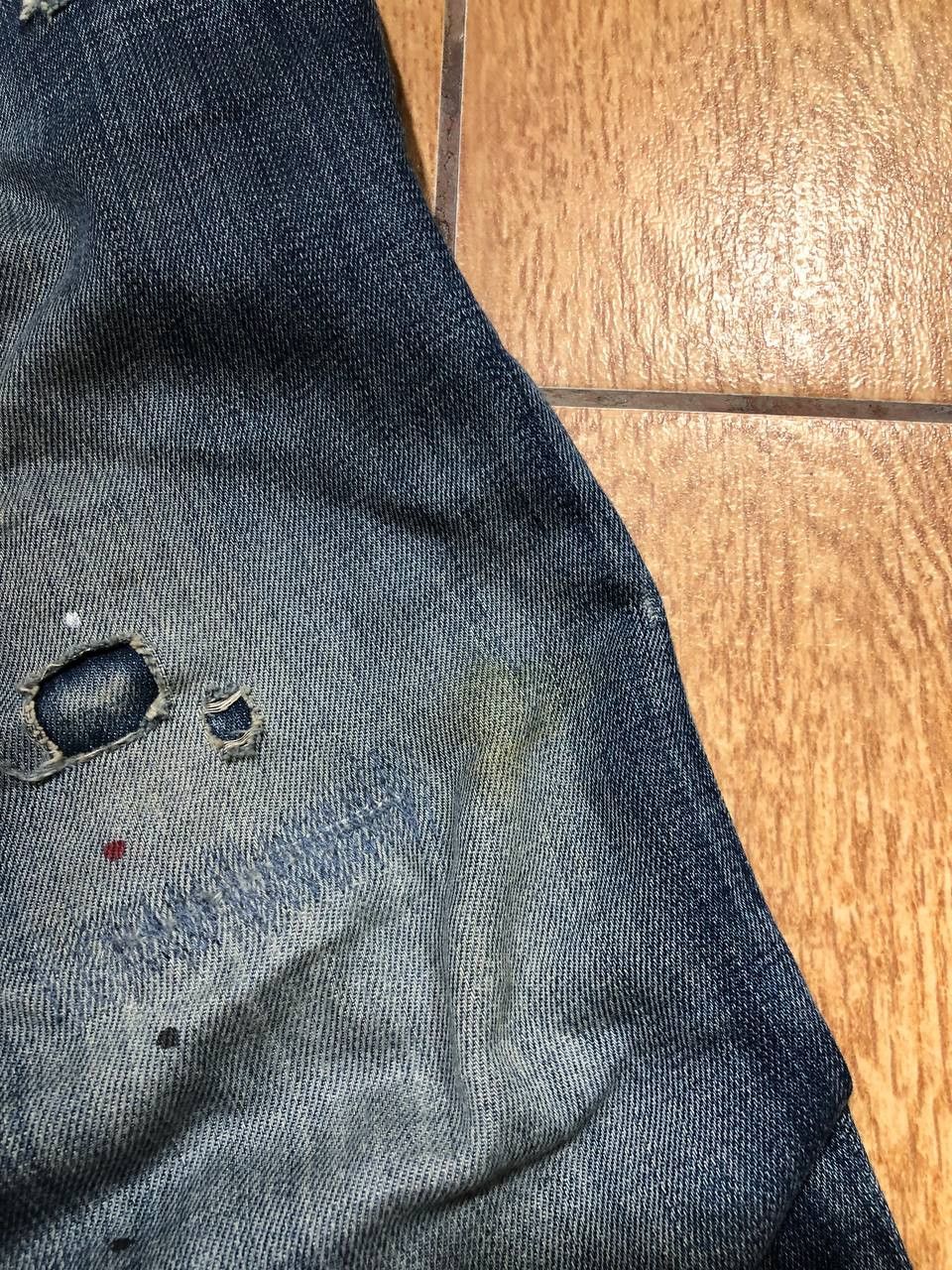 Dsquared2 DSQUARED2 Size 34 Blue Distressed Cotton Skinny Jeans Size US 34 / EU 50 - 16 Thumbnail