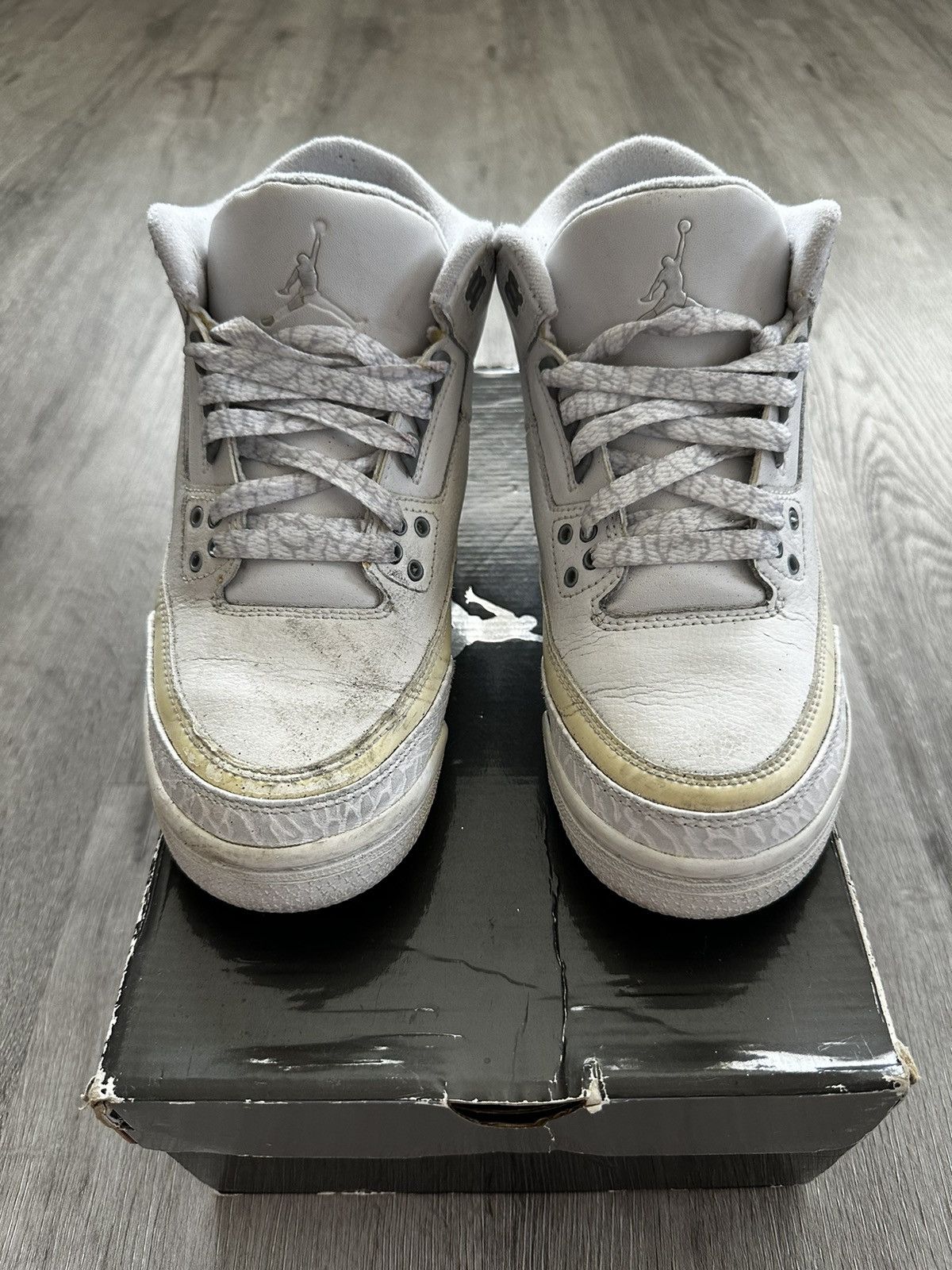 Jordan Brand × Nike Air Jordan 3 Retro GS ‘Pure’ Size US 6 / EU 39 - 4 Thumbnail