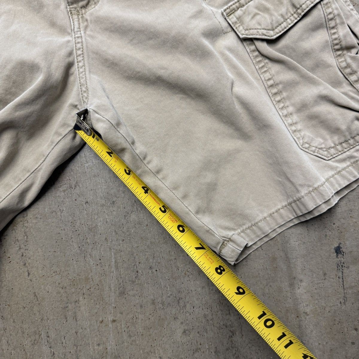 Wrangler Wrangler Baggy Wide Leg Cargo Cream Skater Shorts Mens W30 Size US 30 / EU 46 - 8 Thumbnail