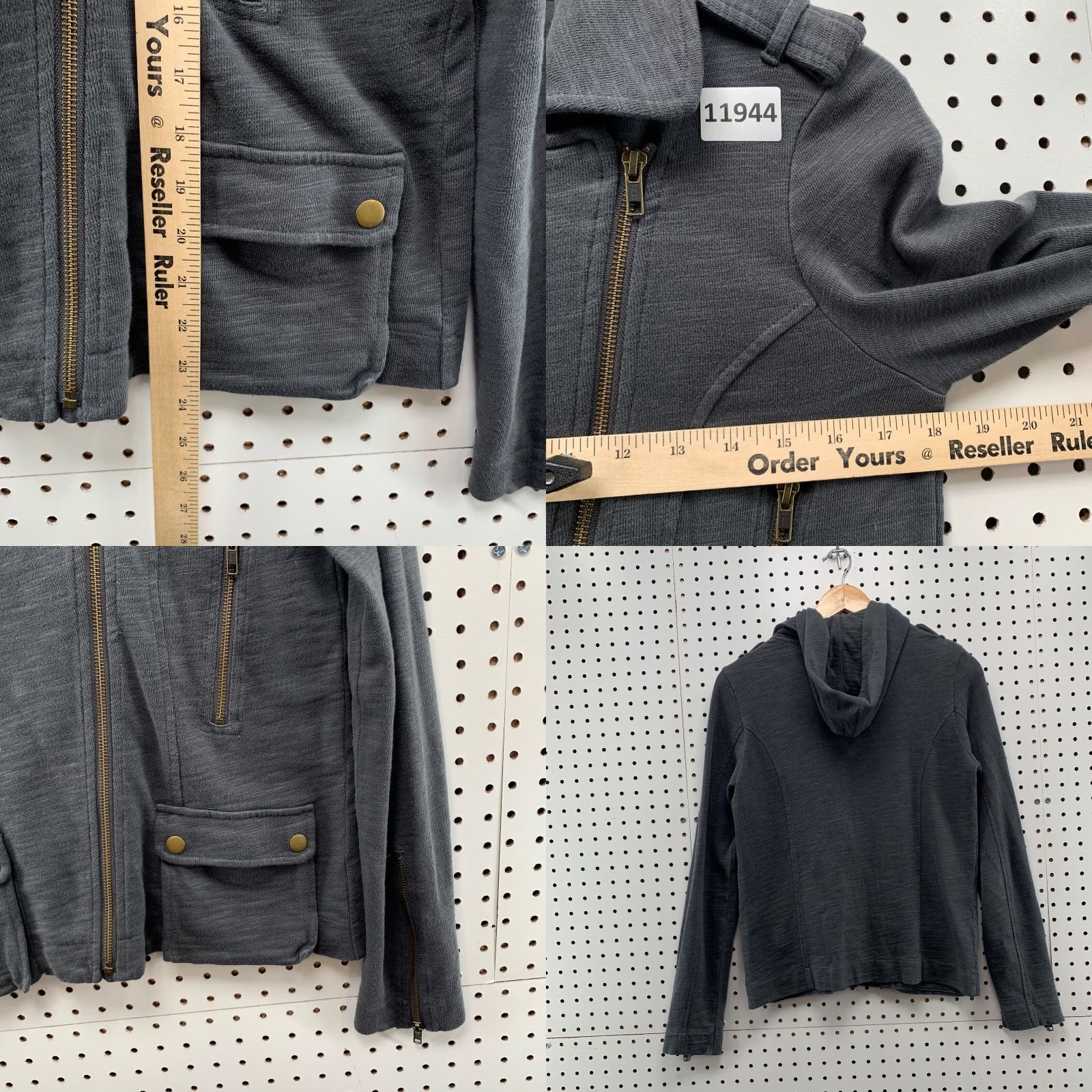 Eddie Bauer Eddie Bauer Jacket Womens Small Gray Hooded Full Zip Hoodie Shacket Size S / US 4 / IT 40 - 8 Thumbnail