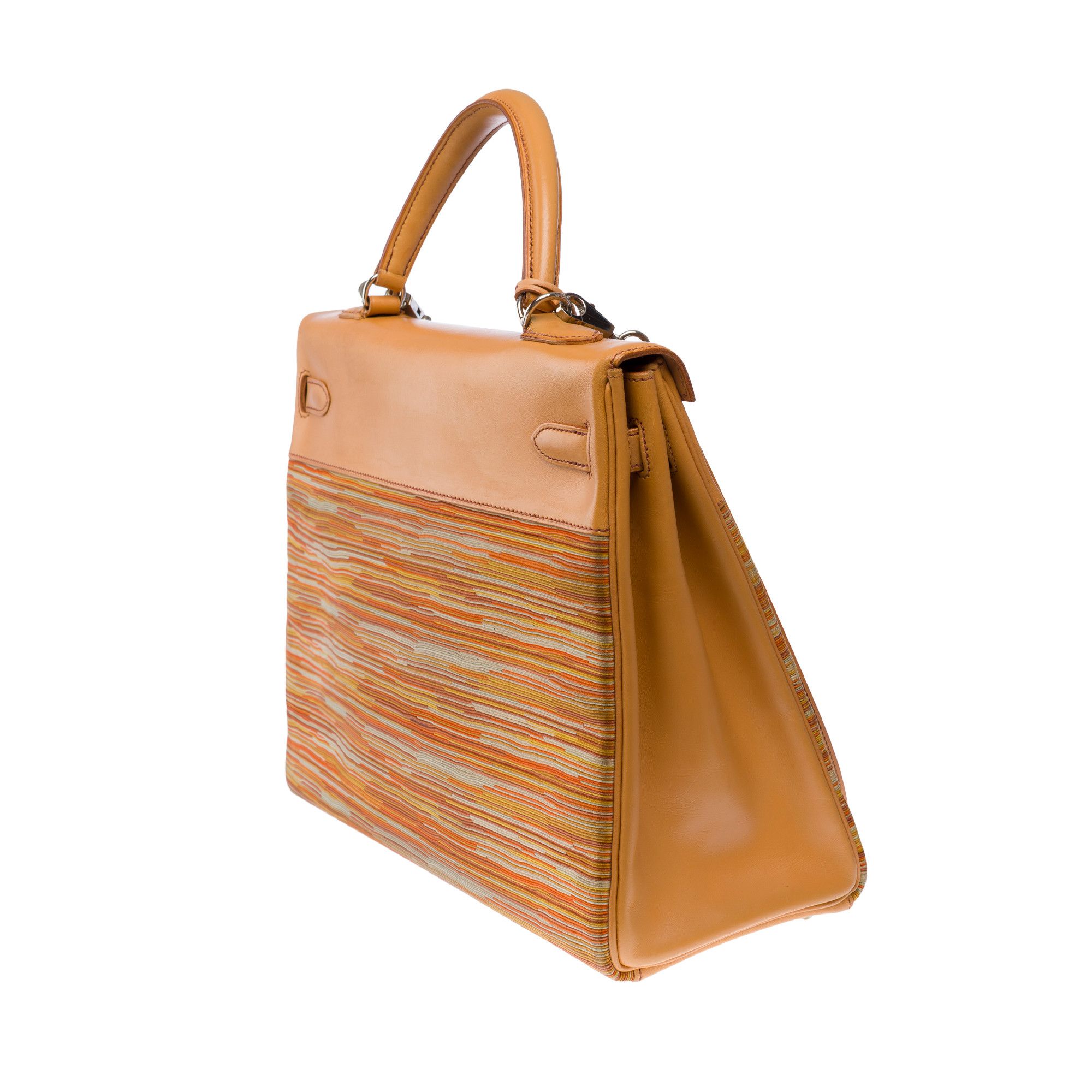 Hermes HERMES Kelly 35 in Beige Leather Size ONE SIZE - 6 Thumbnail
