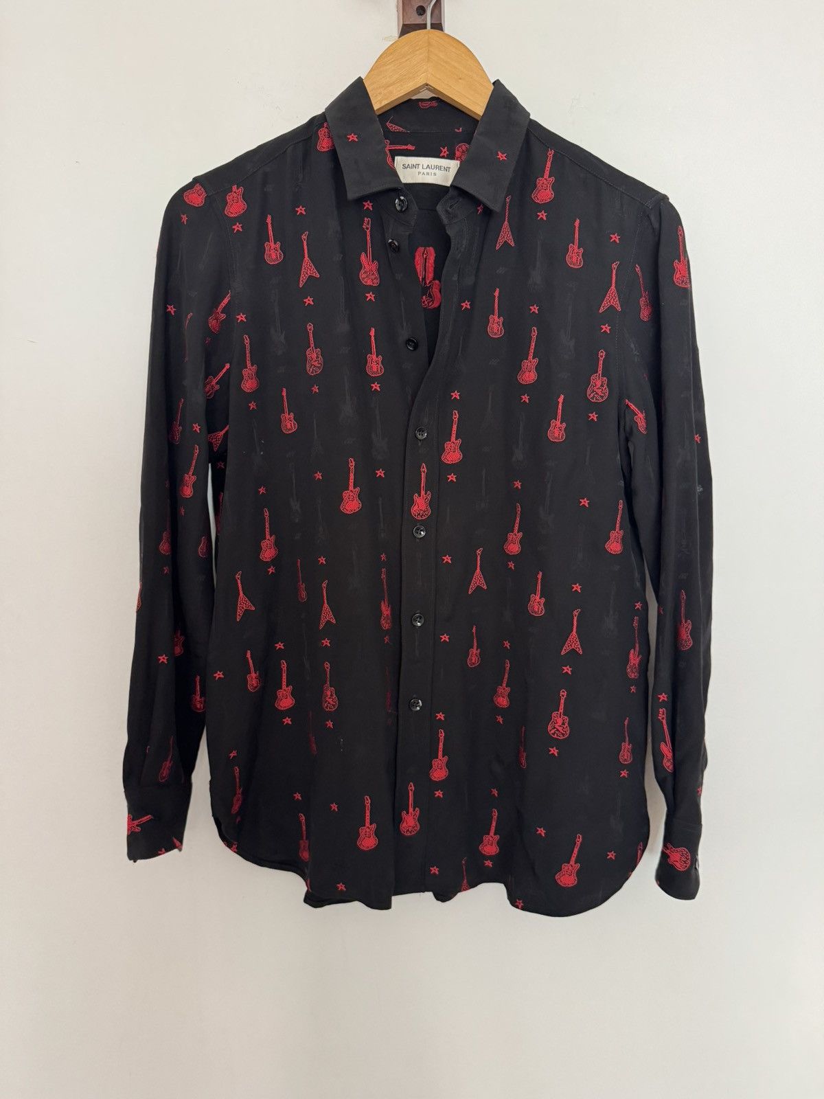 Hedi viscose guitar shirt
