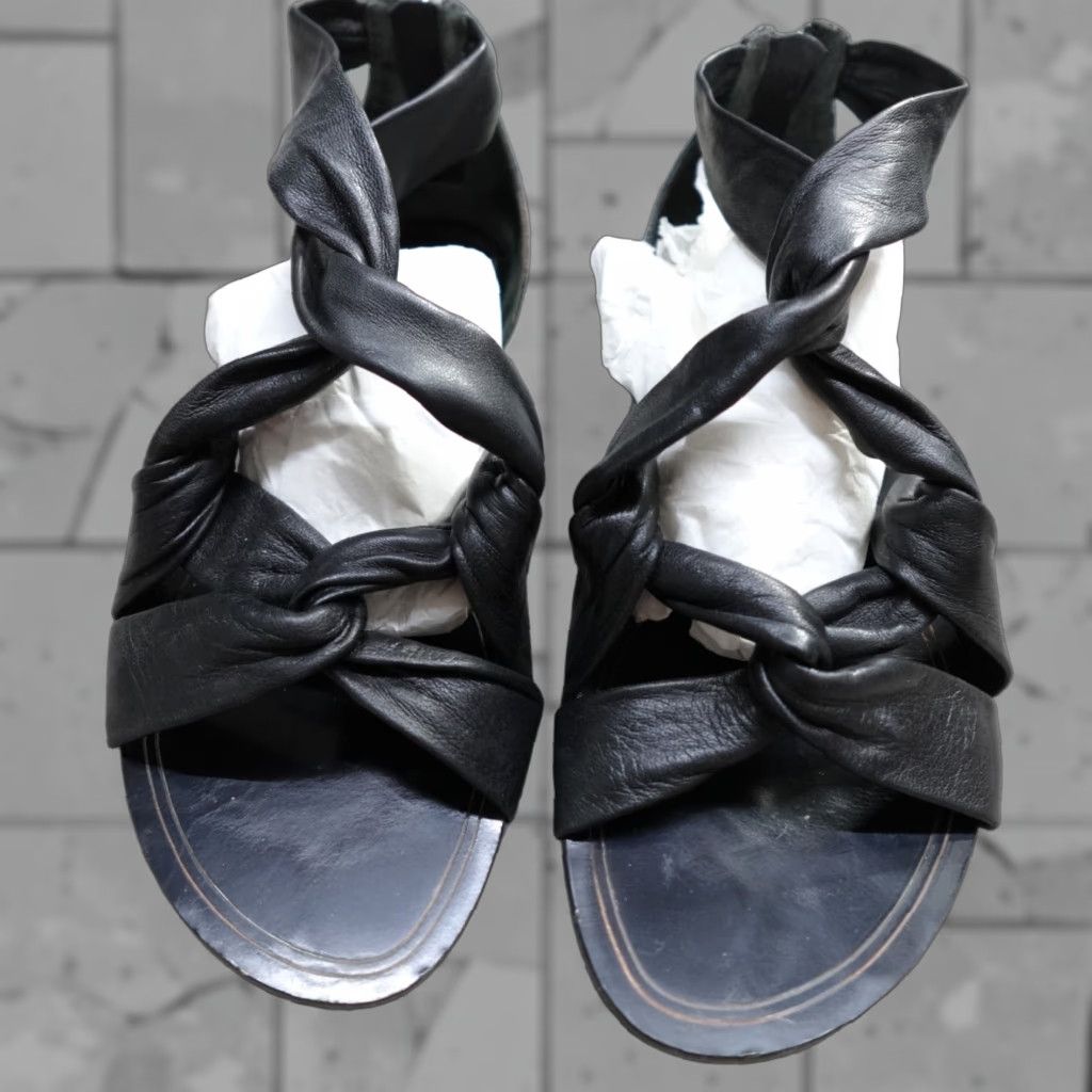 Cole Haan Cole Haan Maria Sharapova Womens Sandals 7.5 Black Leather Jasmine Size US 5 / IT 35 - 1 Thumbnail